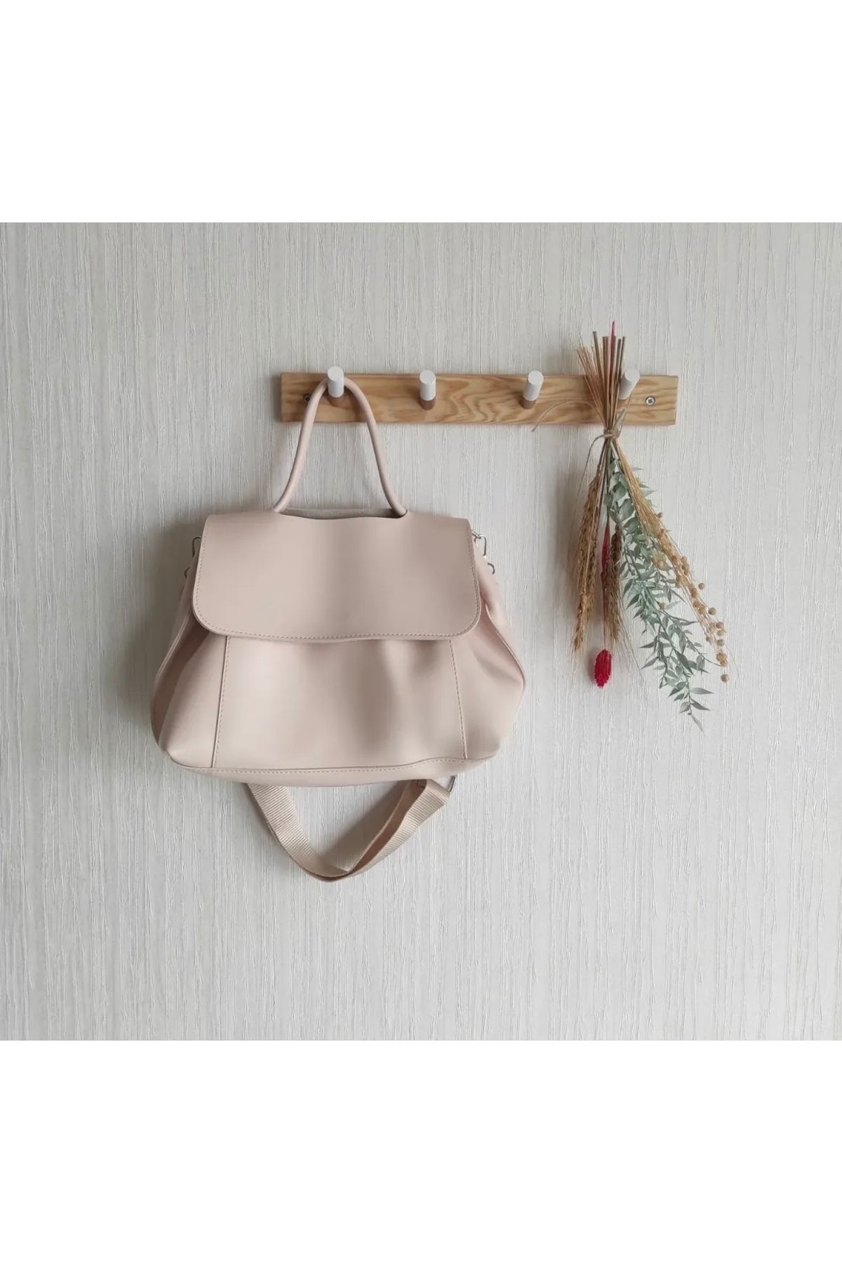 MODA Belisbag Kadın Krem El ve Omuz Çantası