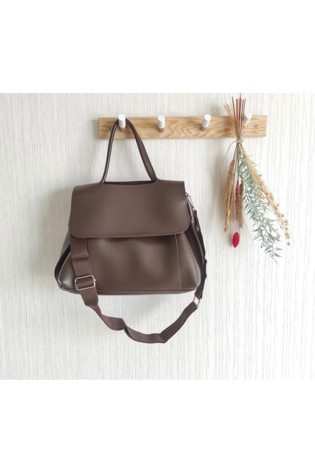 MODA Belisbag Kahverengi Kadın El ve Omuz Çantası