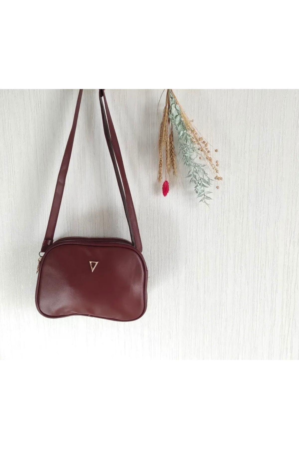MODA Belisbag Kadın Bordo Omuz Çantası