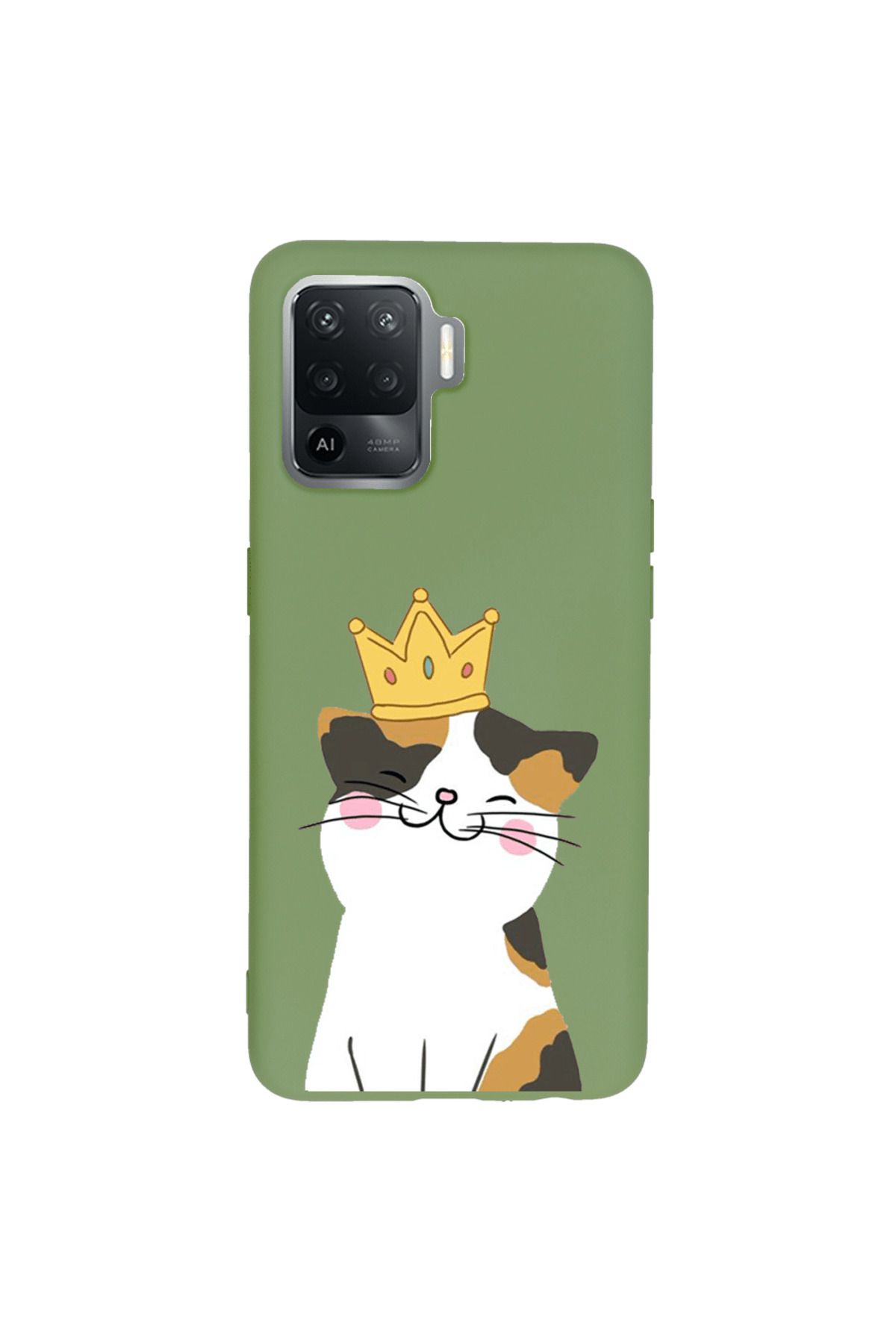 Royaleks Oppo Reno 5 Lite Lansman Kılıf - Kedi