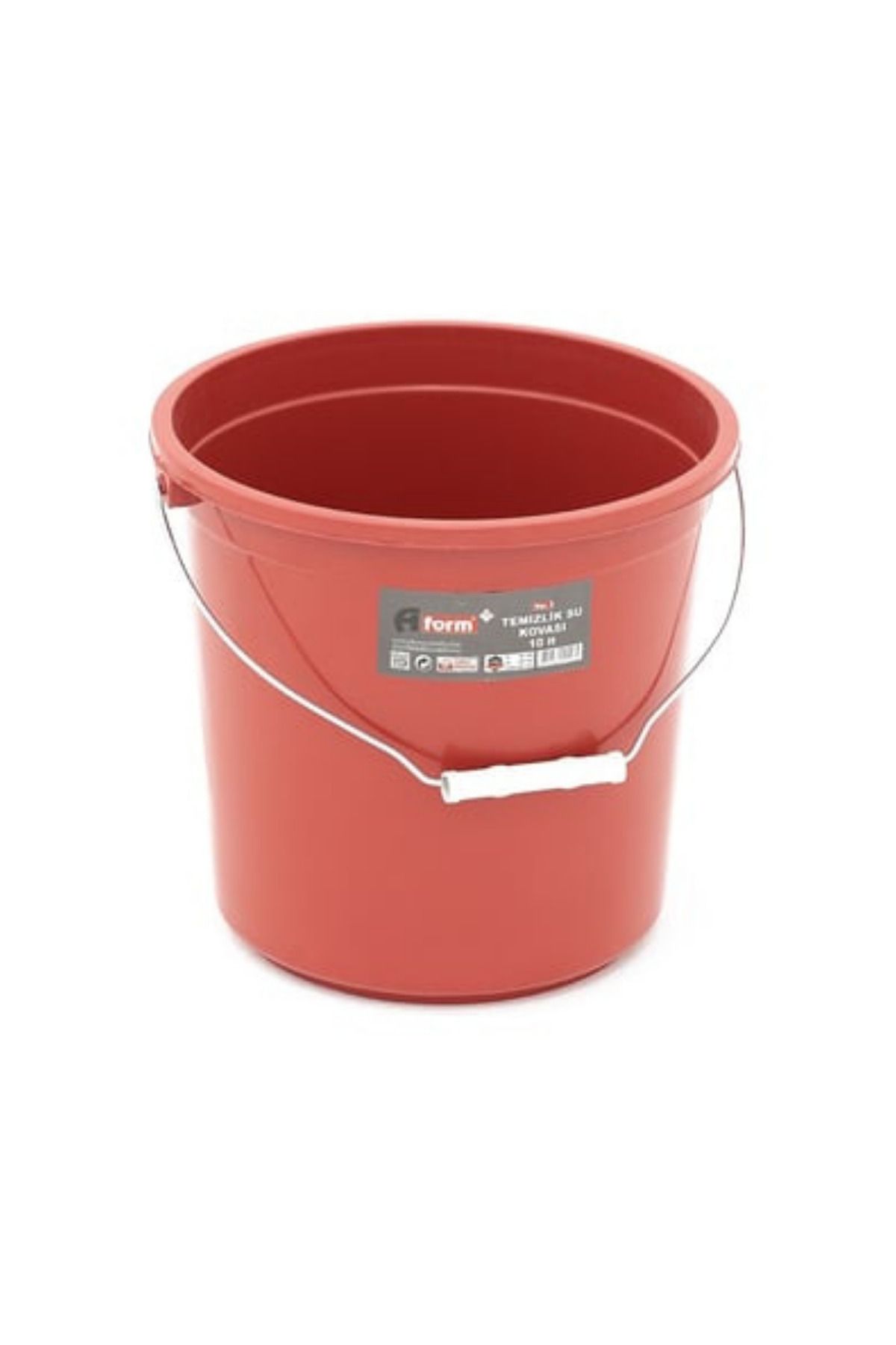 Afacan A FORM TEMİZLİK KOVASI 10 LT.KIRMIZI