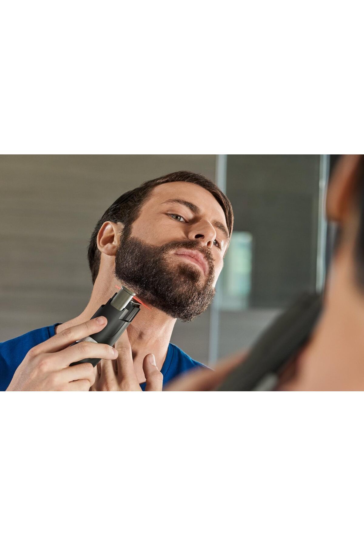 Philips-Series 9000 Laser Guided Beard & Stubble Trimmer for Precise Symmetrical Beards - BT9299/13 5