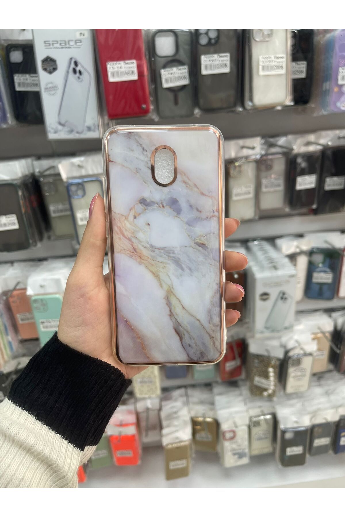 TECNOTREND XİAOMİ REDMİ 8/A UYUMLU MERMER DESENLİ UYUMNLU ILIF