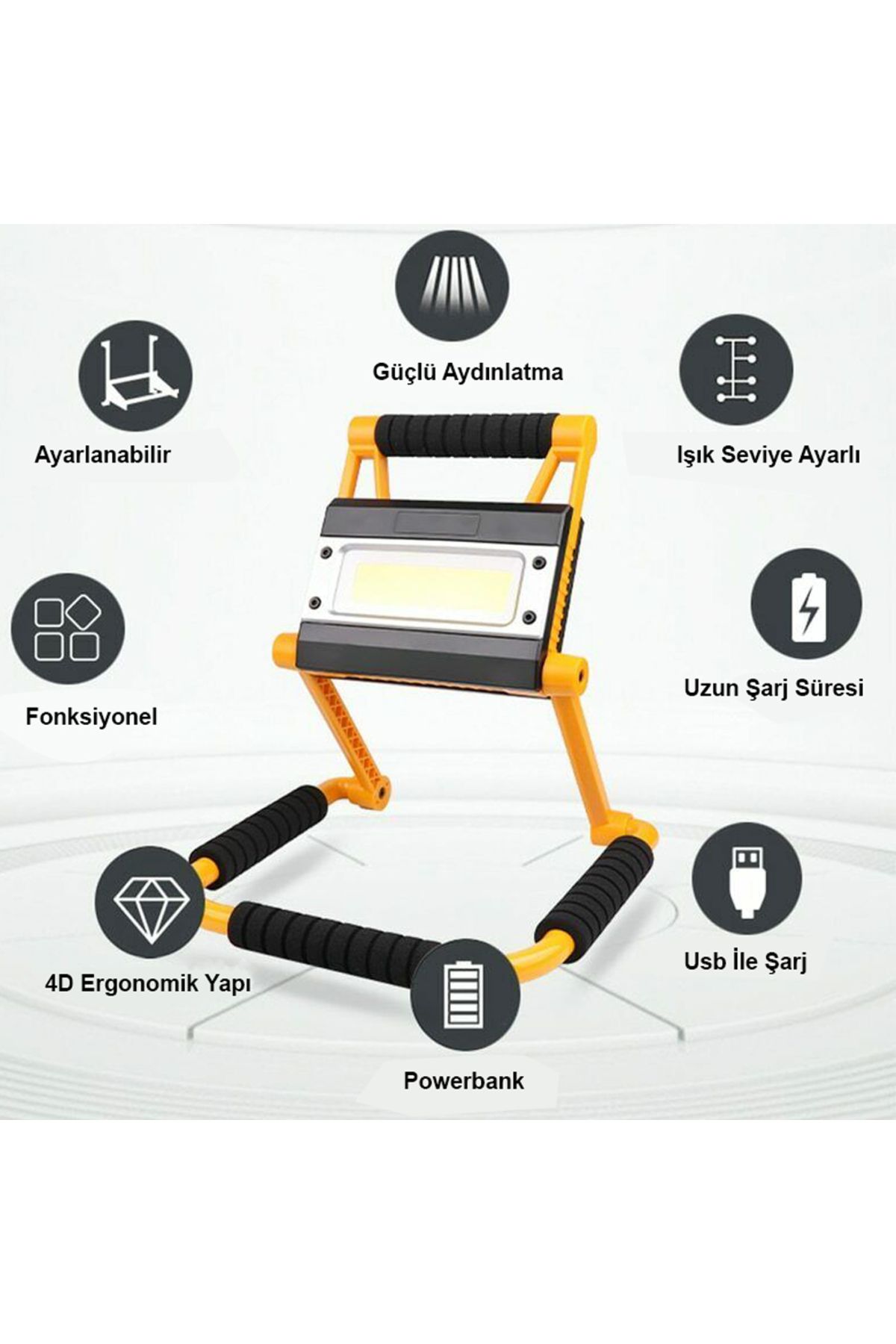 Fixport 1300 Lümen Güçlü Aydınlatma Watton Wt-328