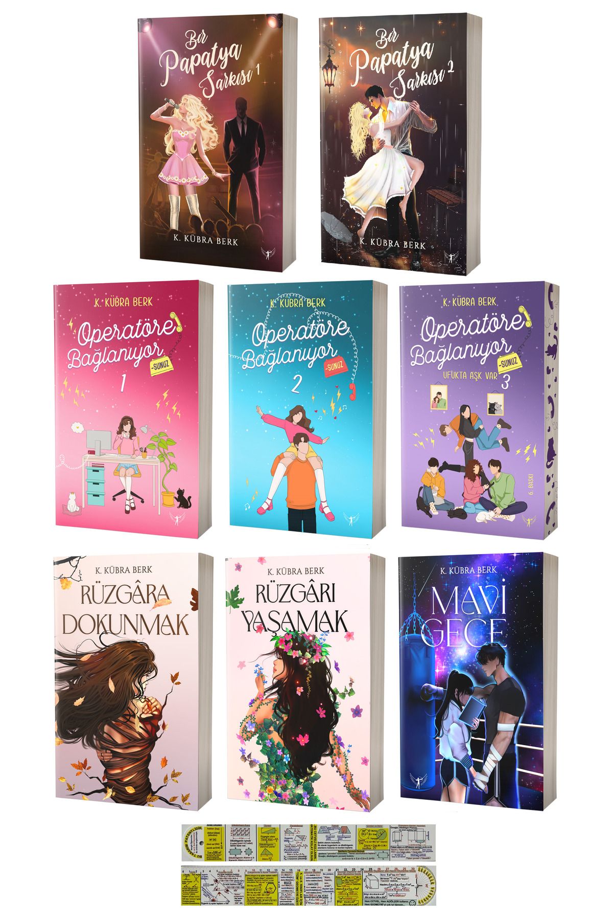 Artemis Yayınları K. Kübra Berk 8 Kitap Set / Bir Papatya Şarkısı-Operatöre Bağlanıyorsunuz-Rüzgar-Mavi Gece
