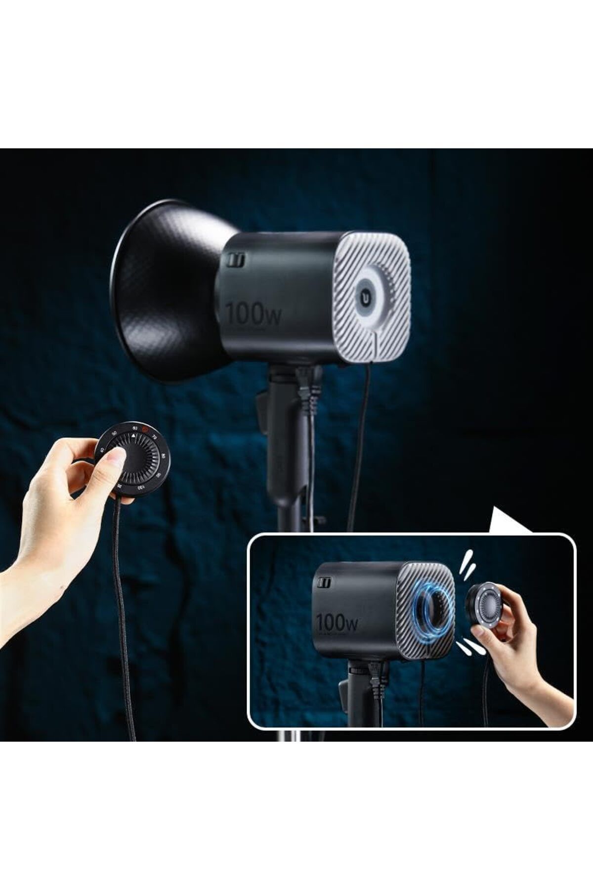 Deyatech 100W COB Video Led Işık