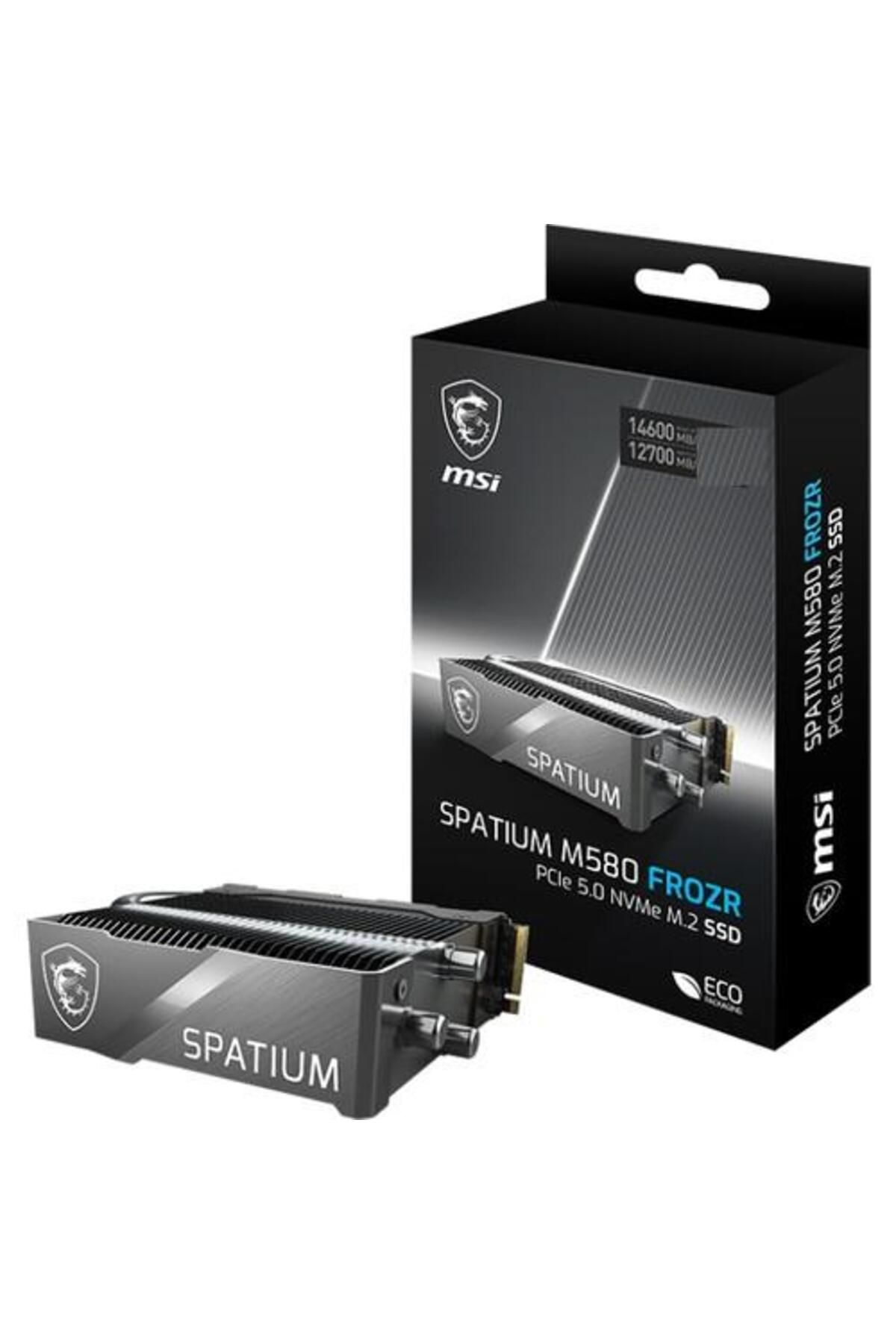 MSI Spatium M580 FROZR Soğutuculu 2TB PCIe 5. M.2