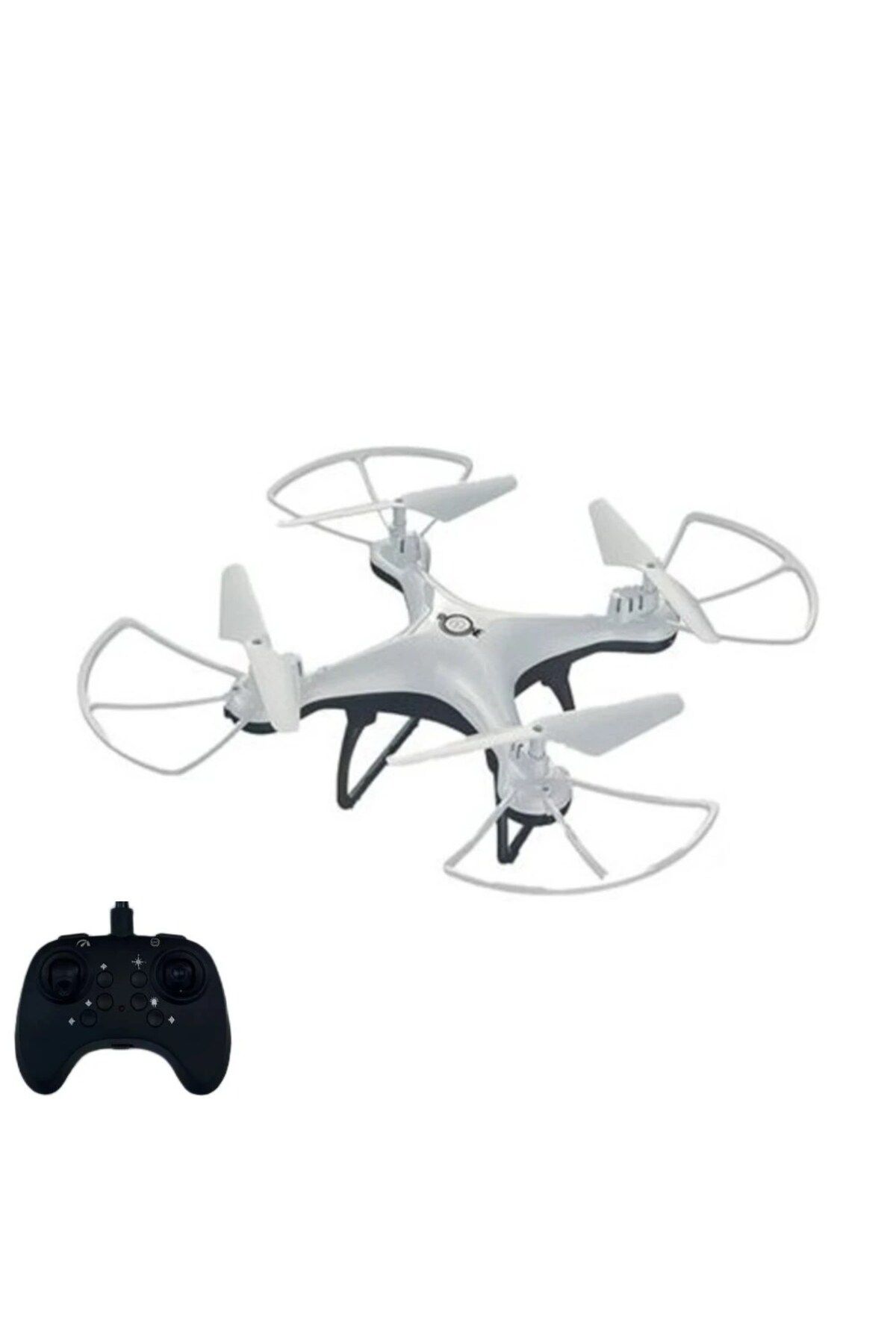 Pasifik D13 Uzaktan Kumandalı 4 Pervaneli Helikopter Drone 2.4 Ghz Işıklı USB Şarjlı 360 Derece Beyaz