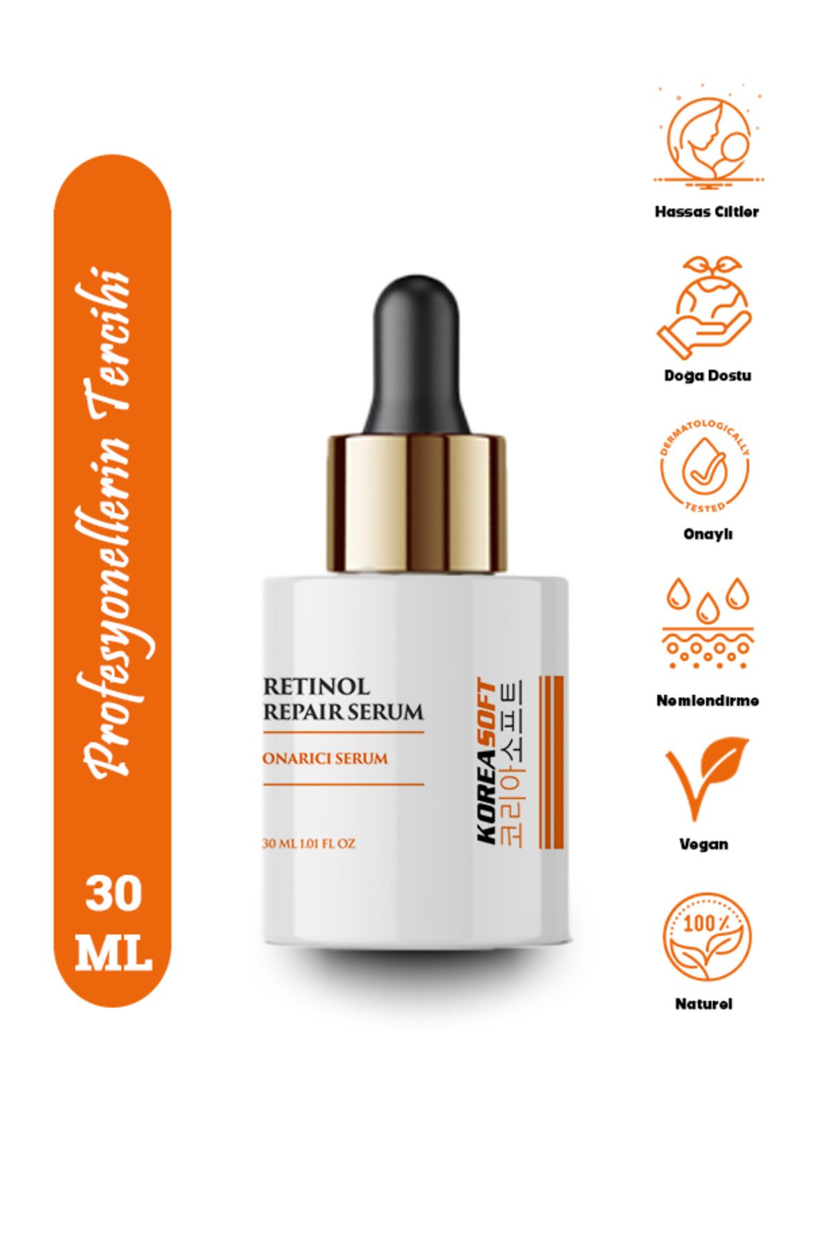 Koreasoft tüm Ciltler için Onarıcı Serum