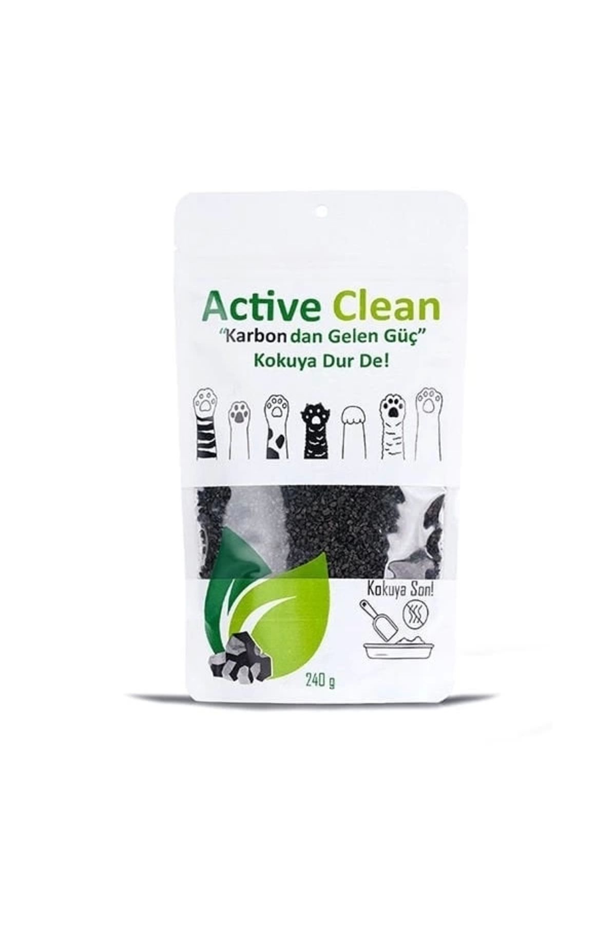 YNT İthalat Active Clean Organik Kedi Kumu Koku Giderici 240 Gr