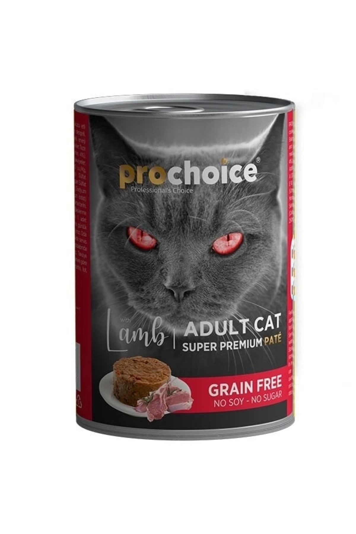 YNT İthalat Pro Choice Adult Kuzulu Yetişkin Konserve Kedi Maması 400 Gr