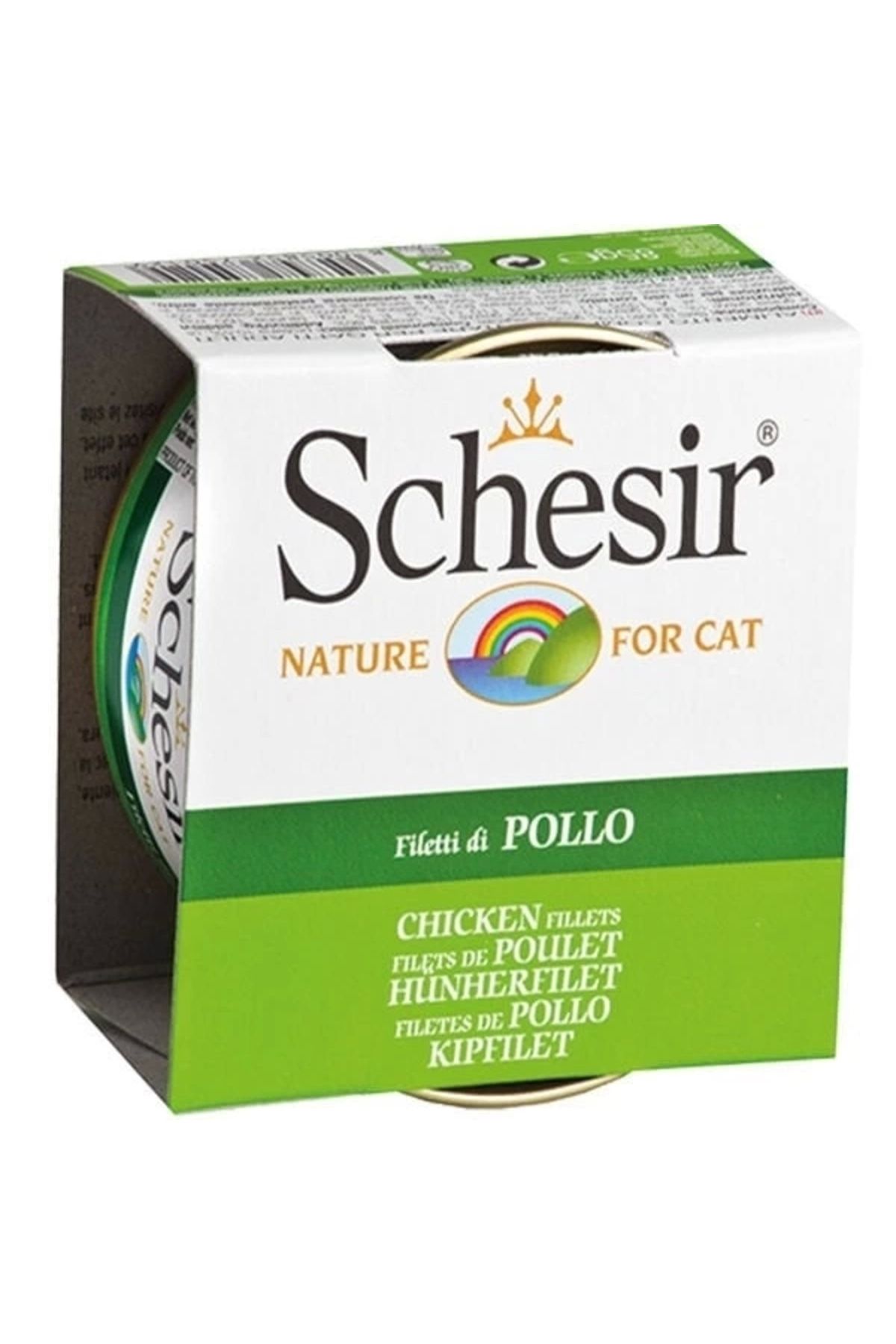 YNT İthalat Schesir Tavuk Fileto Jöleli Konserve Kedi Maması 85 Gr