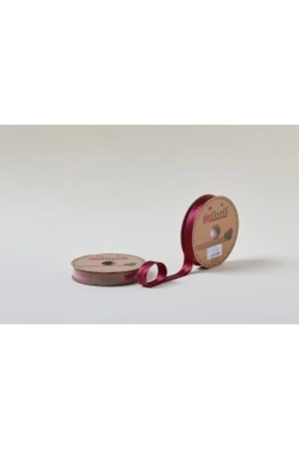 STOREMAX Biye Saten Katlı 022 Bordo 2 cm 25 Metre %100 Polyester