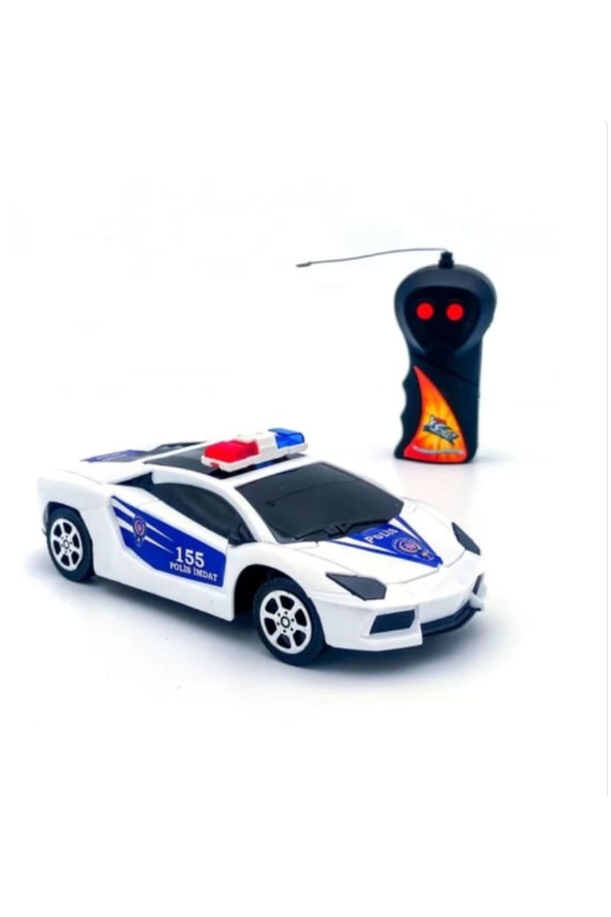TOYSTAR Çift Fonksiyon Pars Uzaktan Kumandalı Polis Arabası 1:24 ölçü