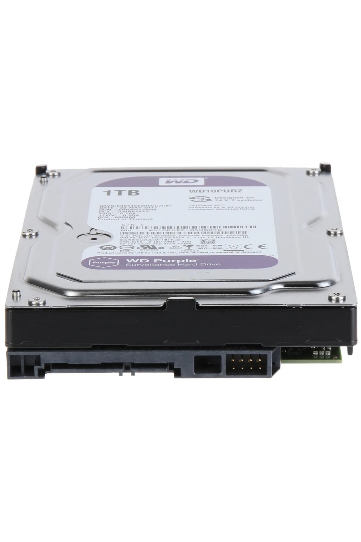 WESTERN DIGITAL WD PURPLE, WD10PURZ, 3.5