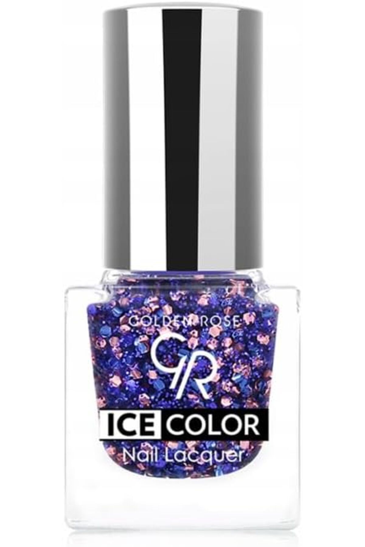 Golden Rose Ice Color Nail Lacquer Glitter No:228 - Oje