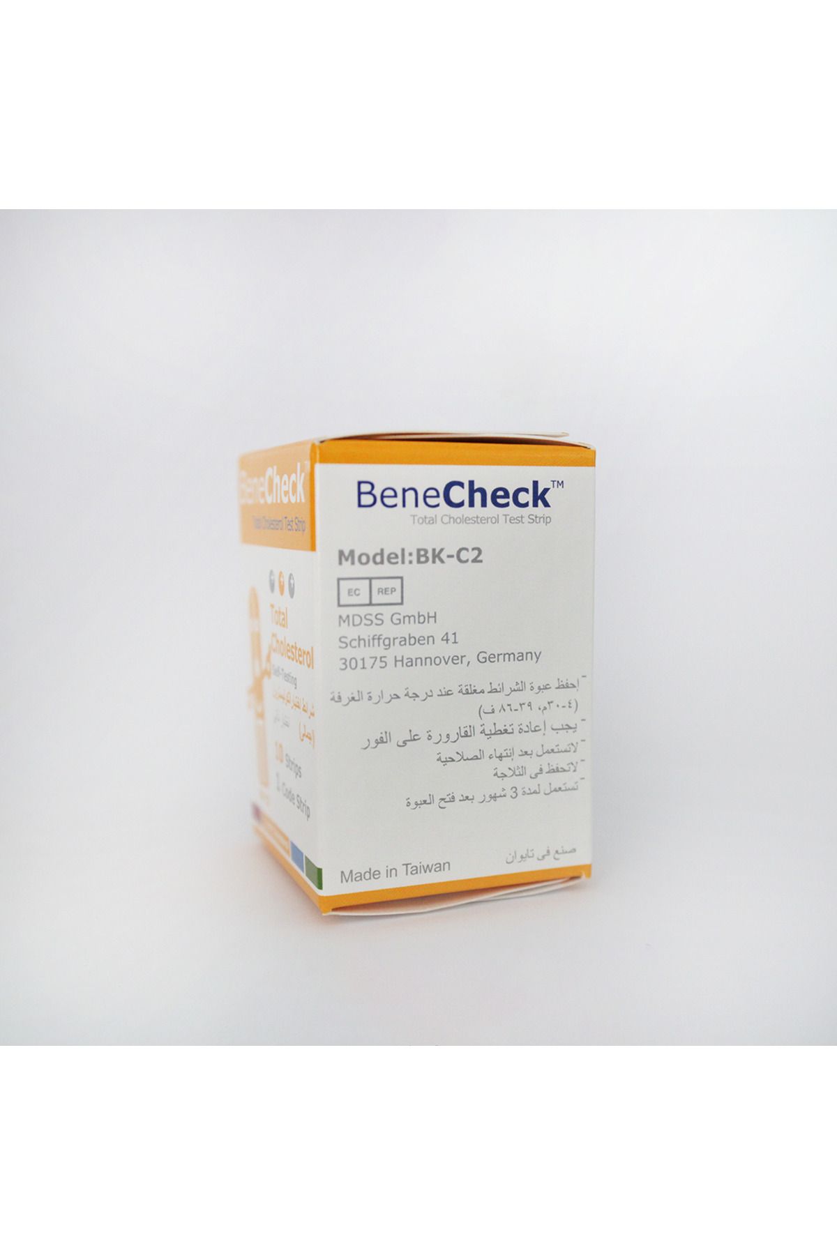 BeneCheck-شرائط اختبار الكوليسترول الكلي BK-C2، 10 شرائط/علبة 4