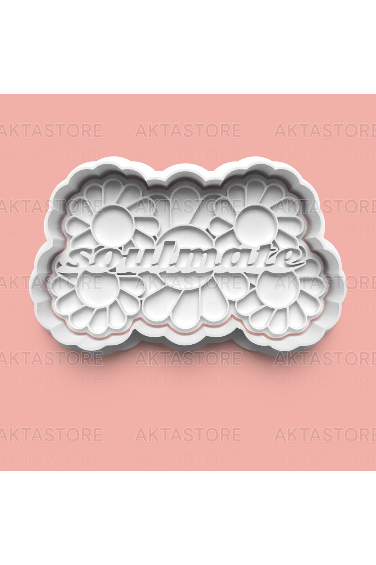 AKTASTORE Soulmate Kurabiye Kalıbı