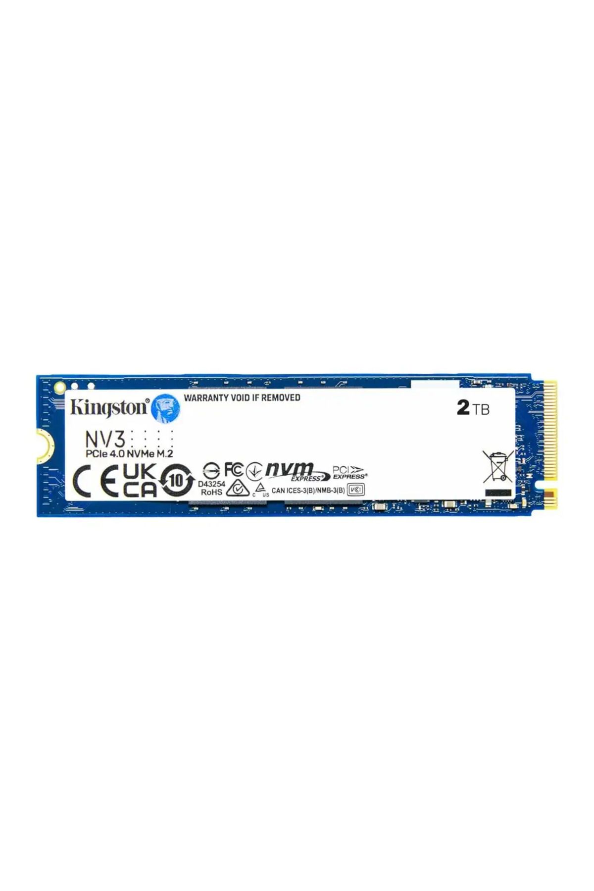 Kingston SNV3S/2000G, NV3, 2TB, 6000/5000, Gen4, NVME PCIe M.2 2280, SSD