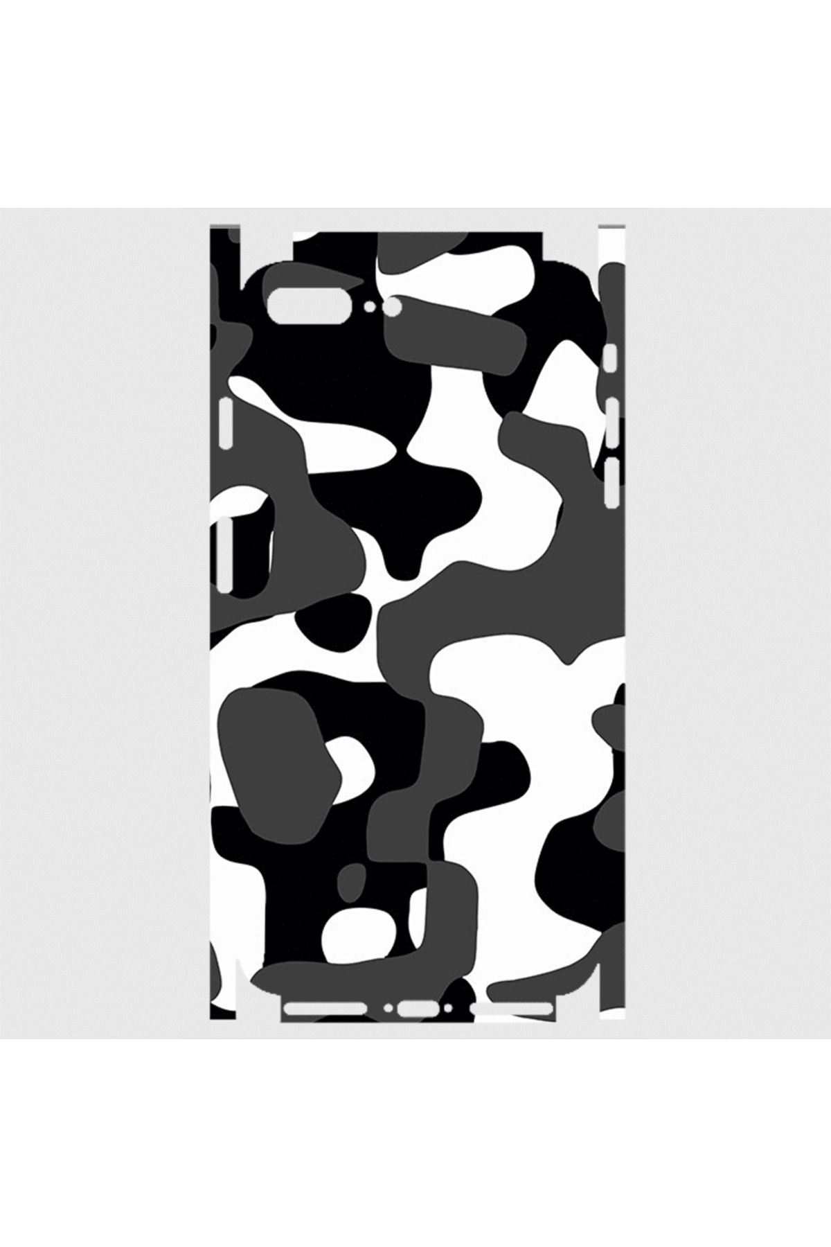Royaleks iPhone 7 Plus Telefon Kaplama - Grey Camouflage