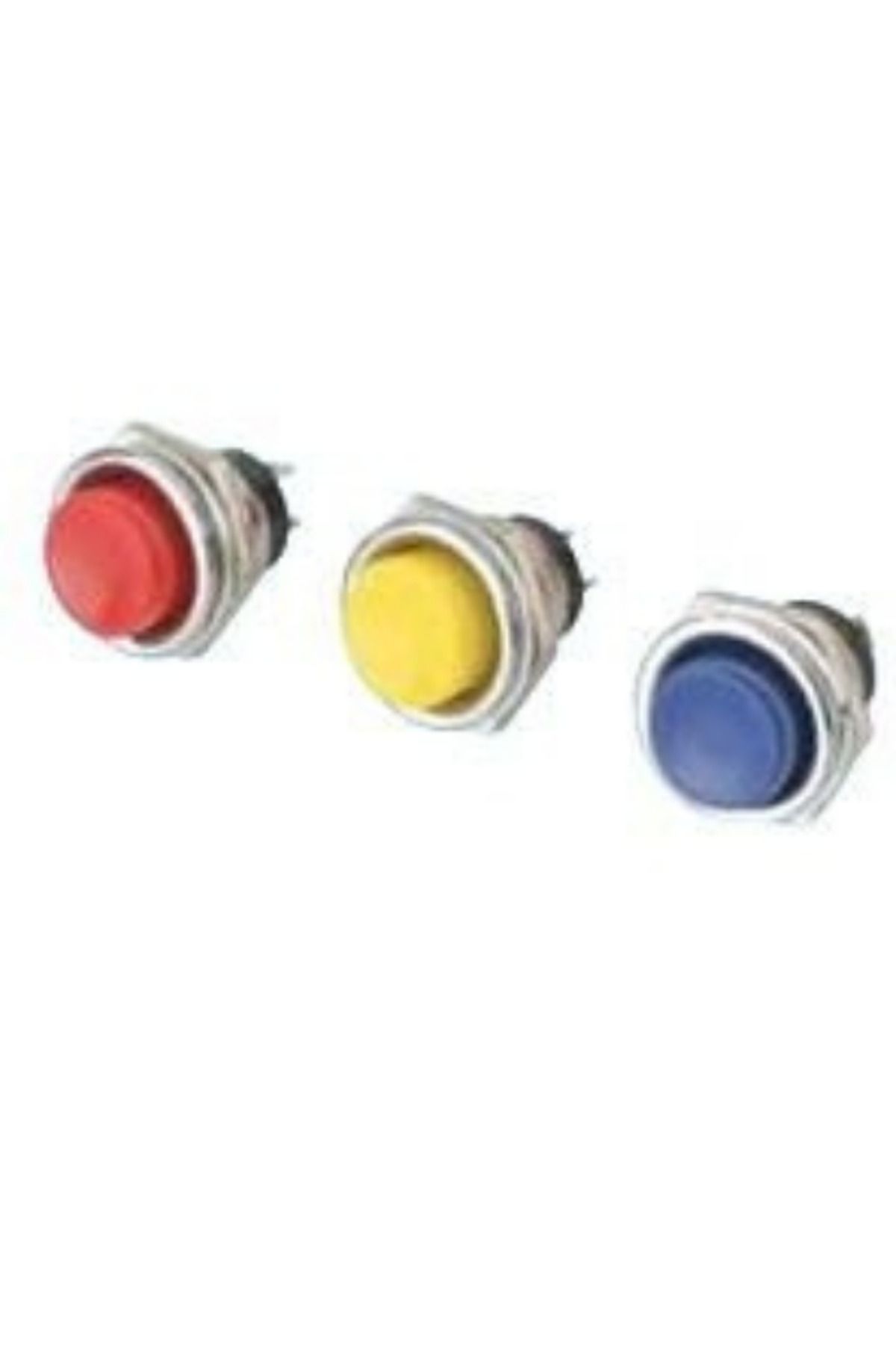 ÇETİNLER REZİSTANS Metal Light Işıksız Butonlar