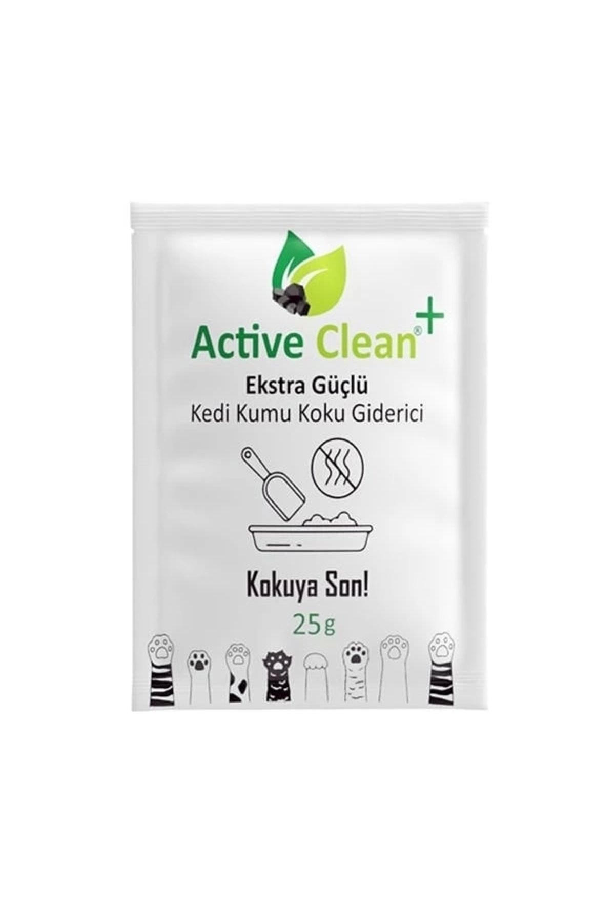 YNT İthalat Active Clean Hindistan Cevizli Organik Kedi Kumu Koku Giderici 25 Gr