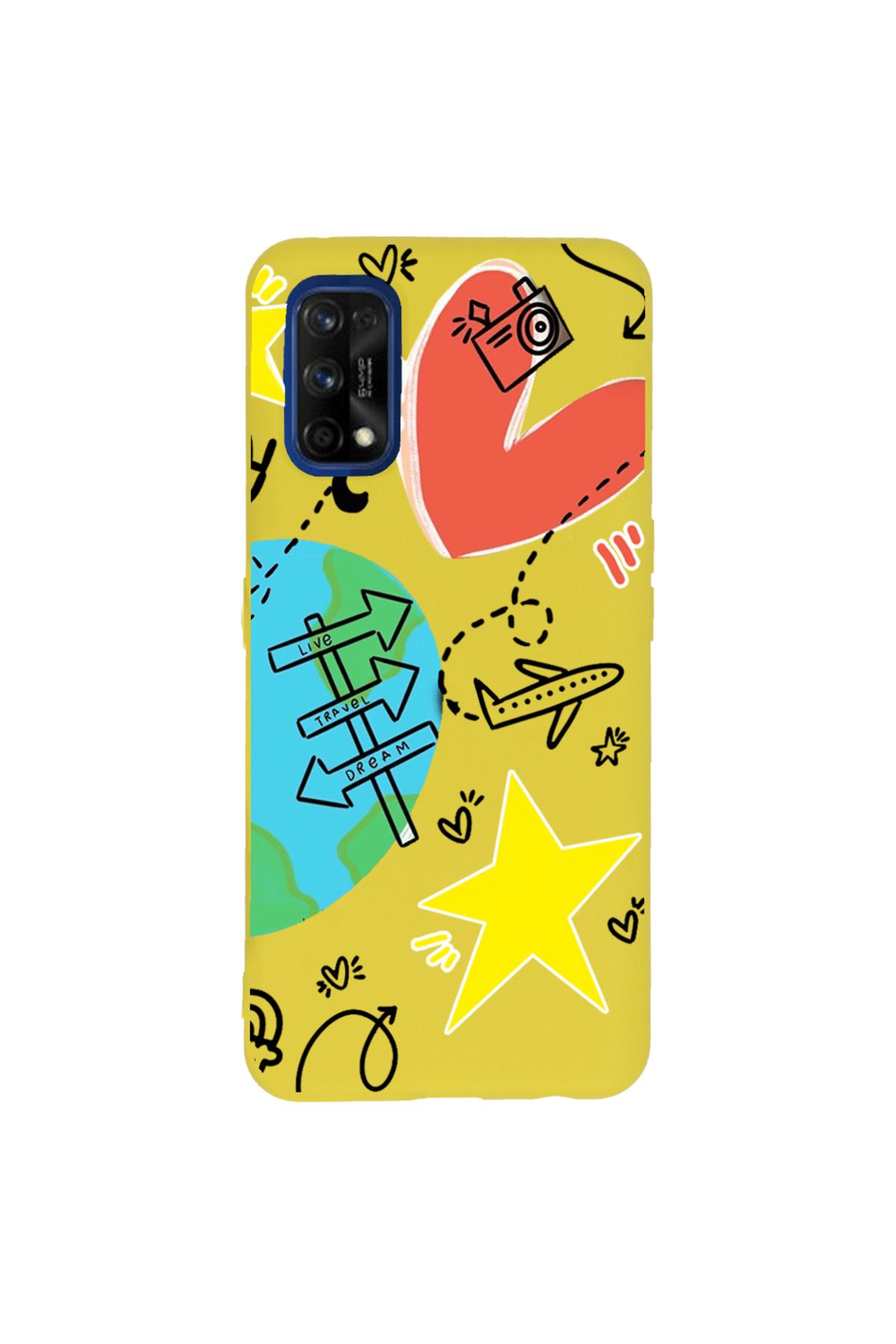 Royaleks Realme 7 Pro Lansman Kılıf - World
