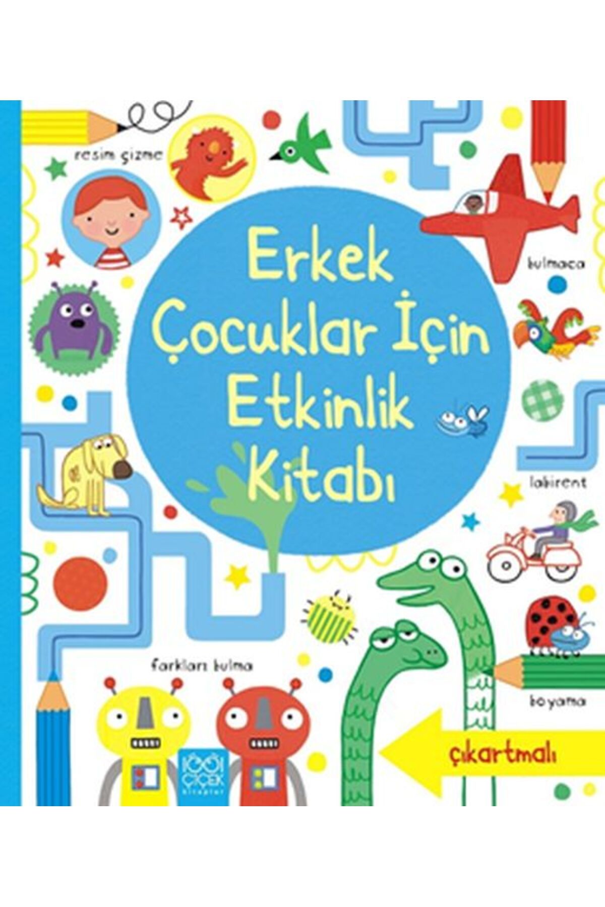 1001 Çiçek Kitaplar Erkekler Çocuklar İçin Etkinlik Kitabı