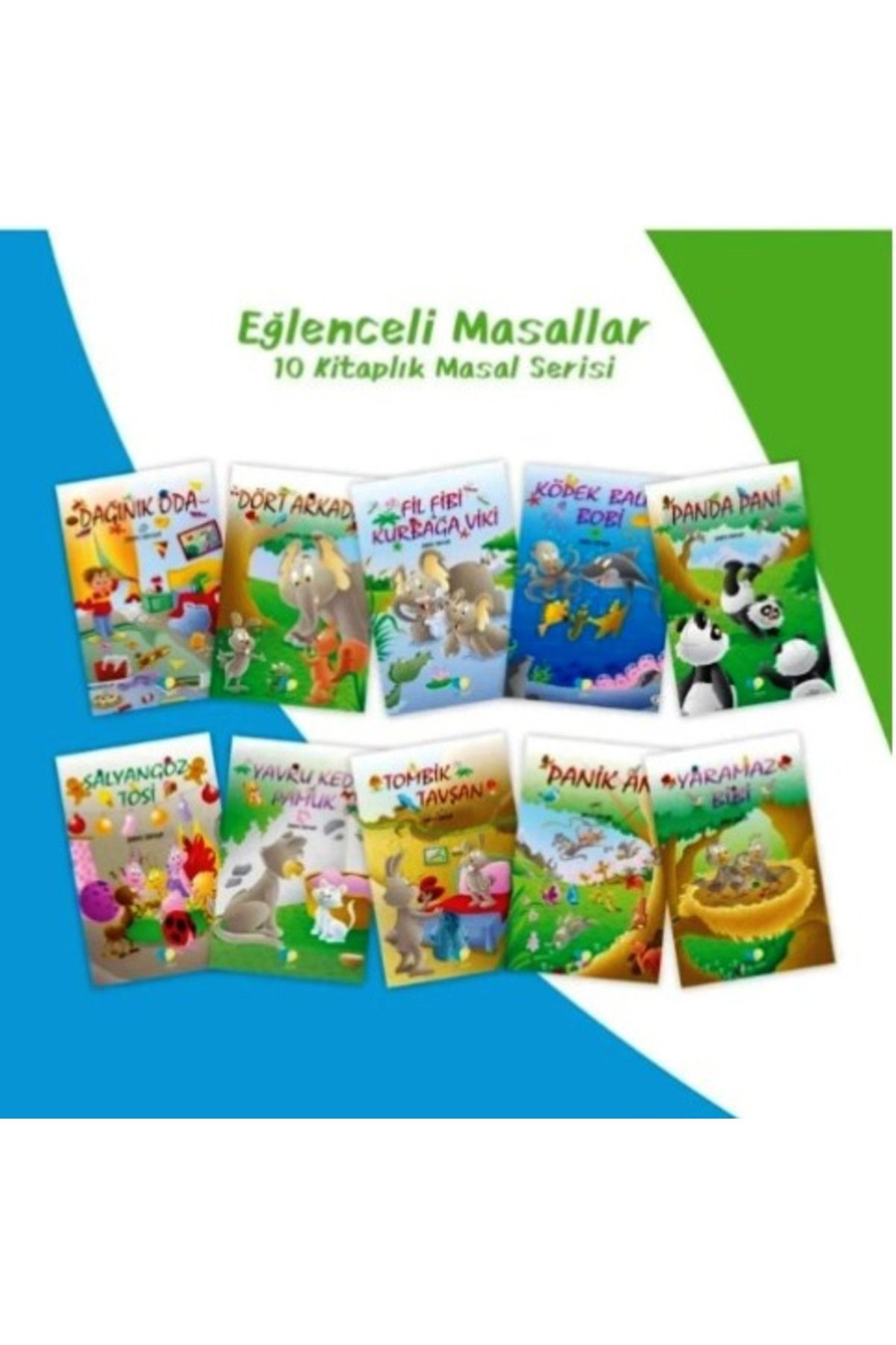 Manan Yayınları Eğlenceli Masallar Serisi (10 Kitap ) 1. Sınıf