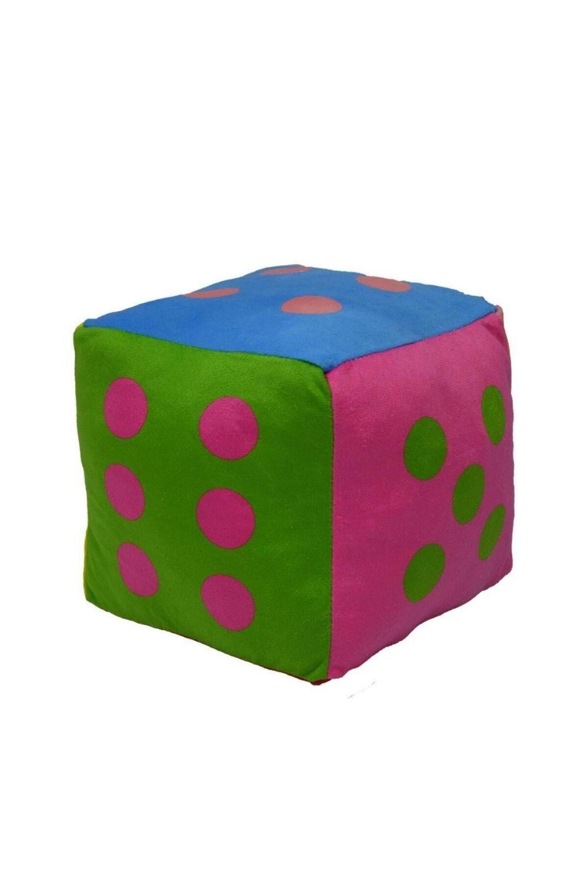 Kelebek Oyuncak Halley Renkli Peluş Zar 15x15 Cm.