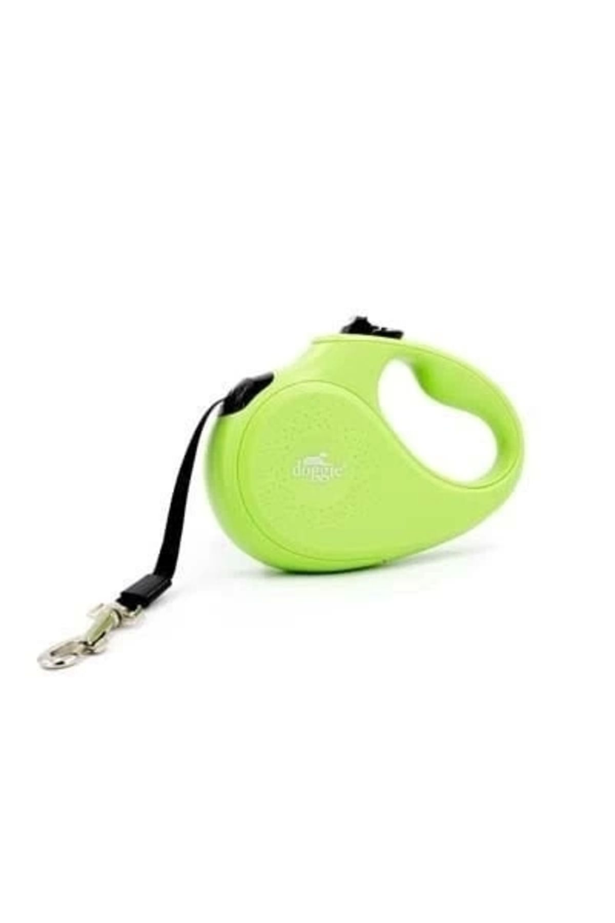 YNT İthalat Doggie Master Otomatik Köpek Uzatma Tasması Medium Yeşil 25 Kg 5 Mt