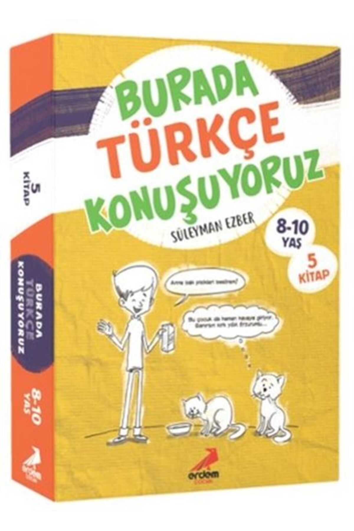 Erdem Yayınları Burada Türkçe Konuşuyoruz - 5 Kitap Takım