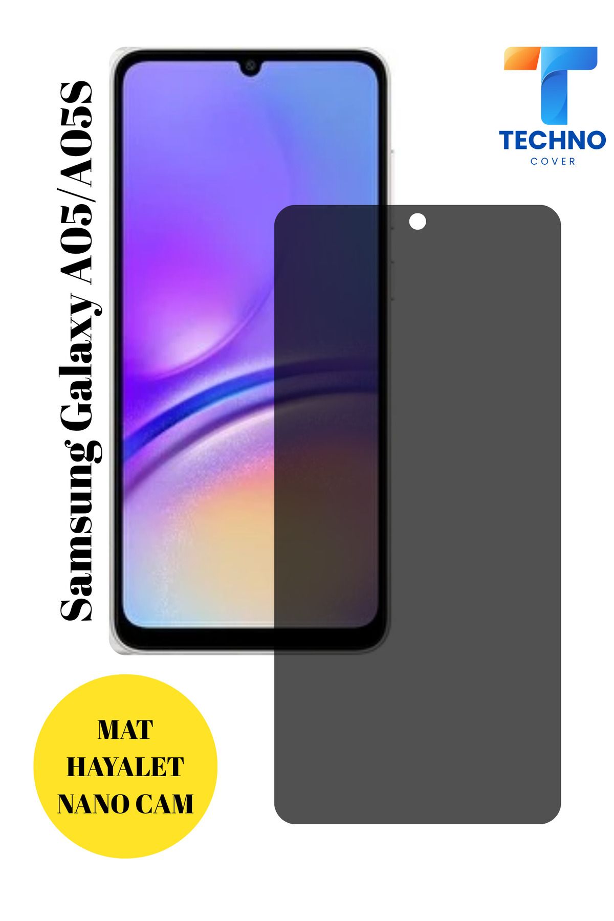 foxpower Samsung A05 / A05s Mat Hayalet Nano Cam Darbelere Karşı Dayanıklı Esnek Nano Ekran Koruyucu