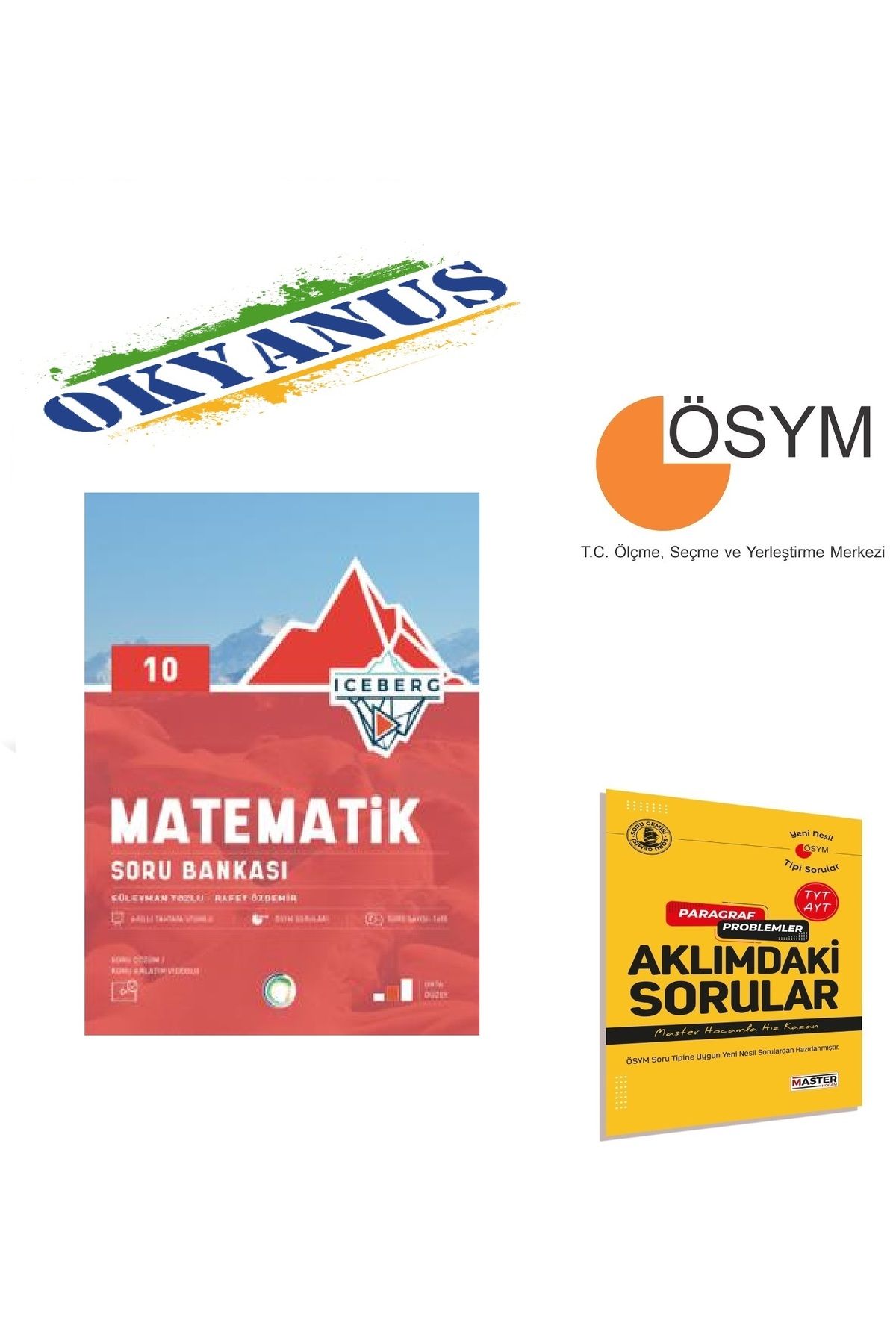Okyanus Yayınları Okyanus Yayıncılık 10. Sınıf İceberg Matematik Soru Bankası