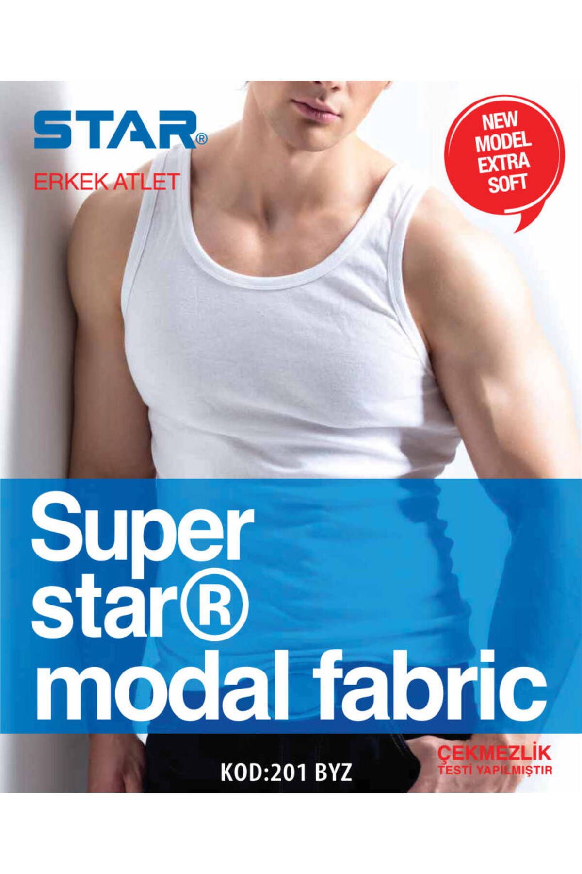 Star 3 LÜ ERKEK MODAL ATLET