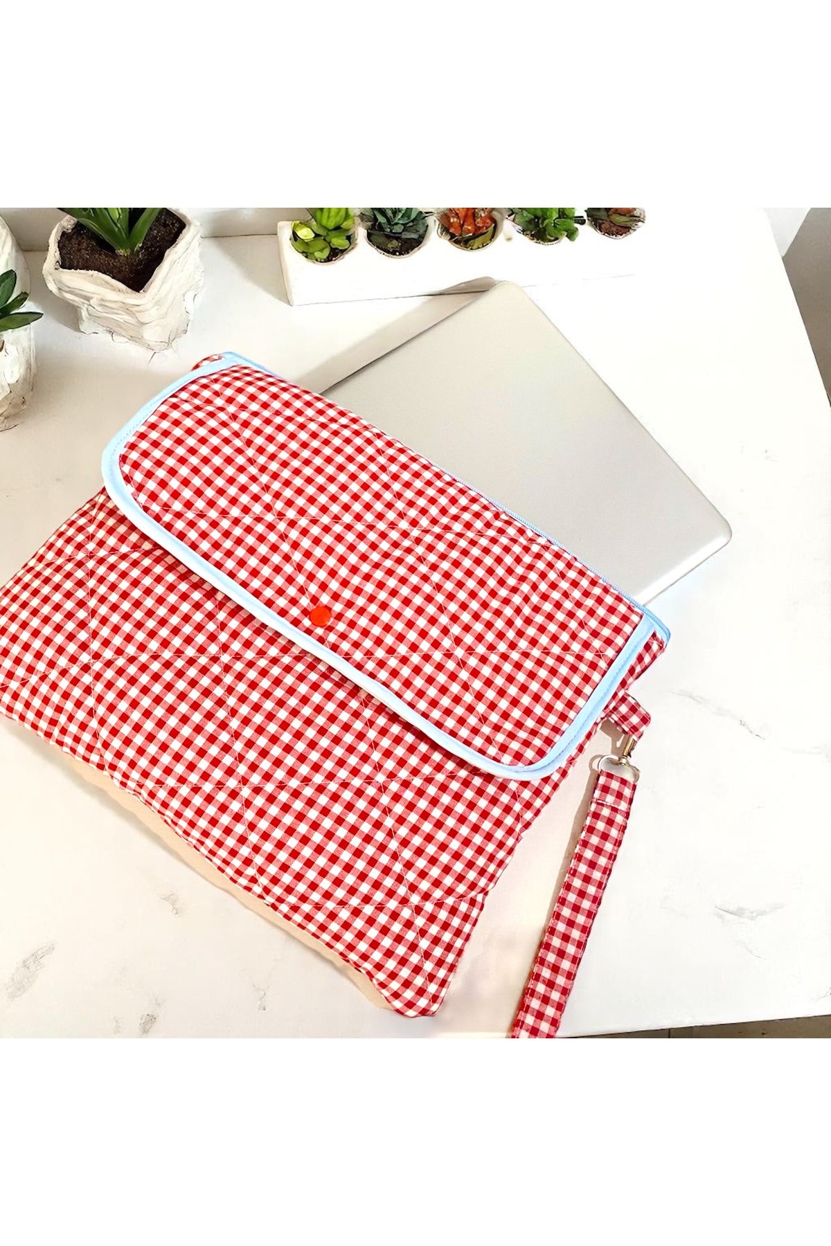 Hazal Atelier Çift bölmeli Tablet & laptop çantası macbook (tüm inçler)