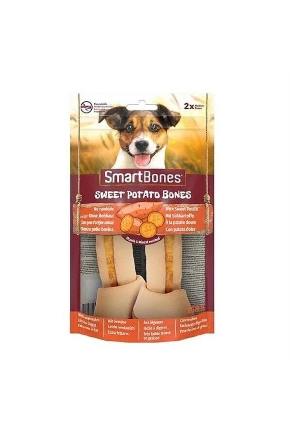 YNT İthalat Smart Bones Tavuklu Düğüm Kemik Köpek Ödül Maması Medium 2 Adet 158 Gr