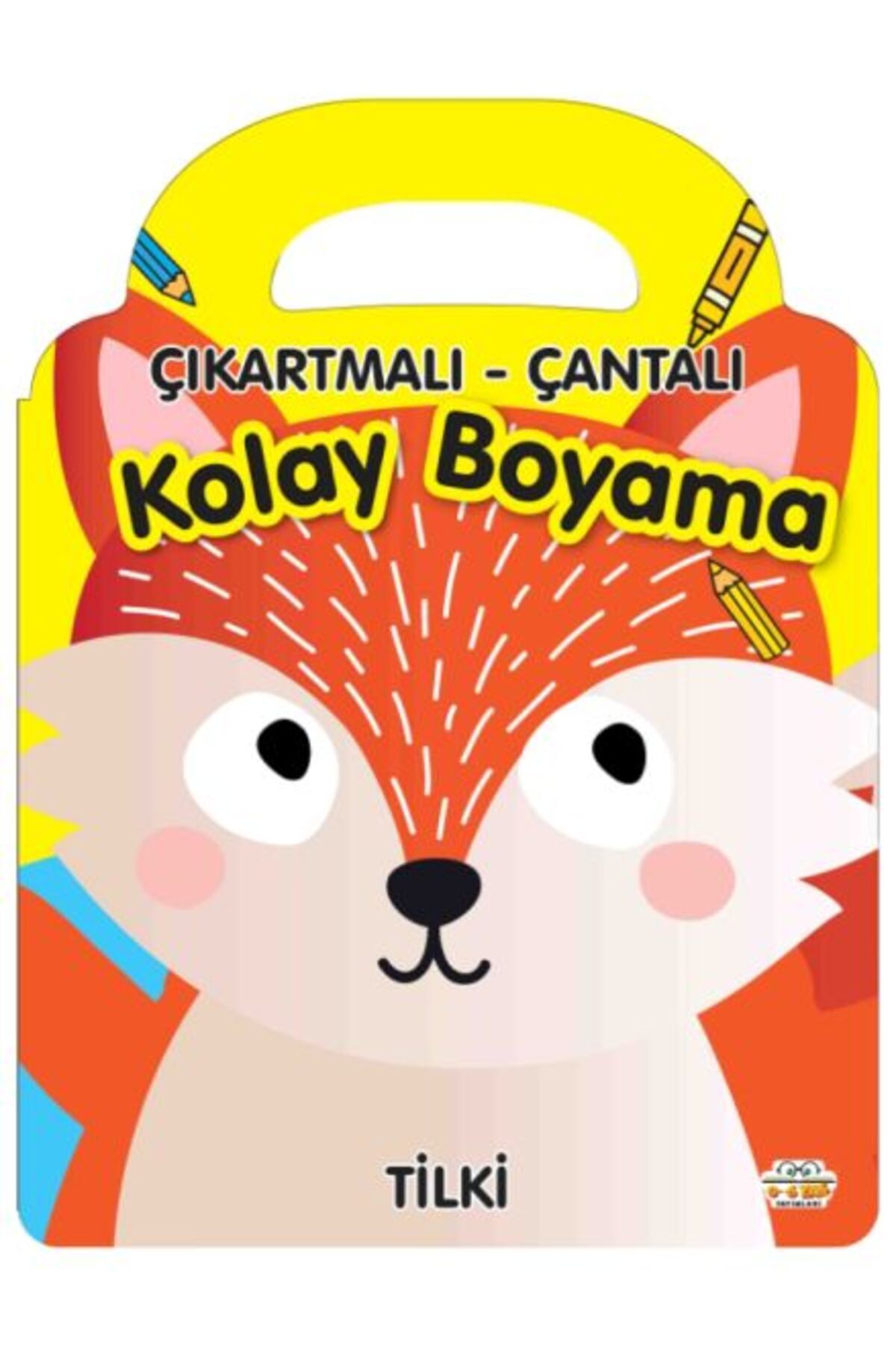 0-6 Yaş Yayınları Tilki - Çıkartmalı-Çantalı Kolay Boyama