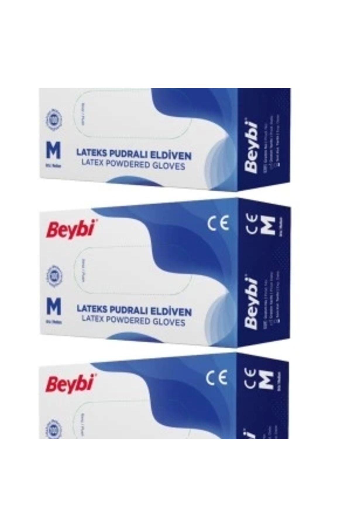 STOREMAX Lateks Pudralı Eldiven 100'lük 3 Kutu M Beden