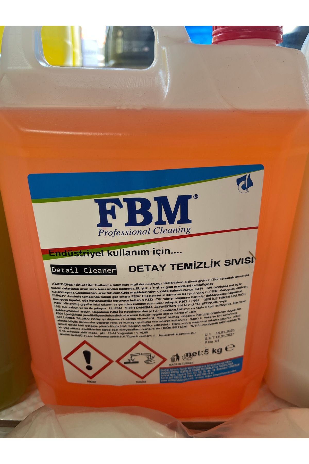 FBM Araç detay temizlik sıvısı 5kg