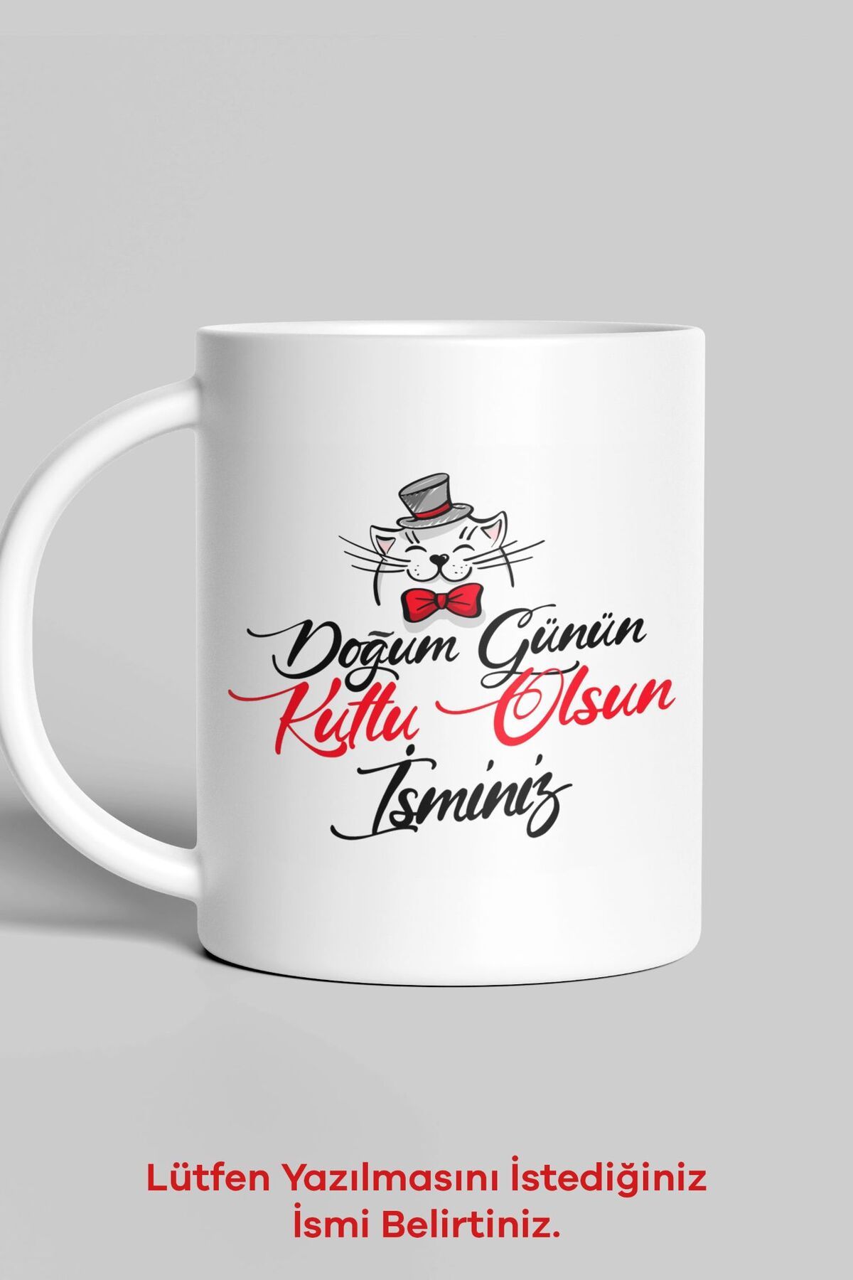 Bizon Reklam Doğum Gününe Özel İsim Baskılı Kupa Bardak