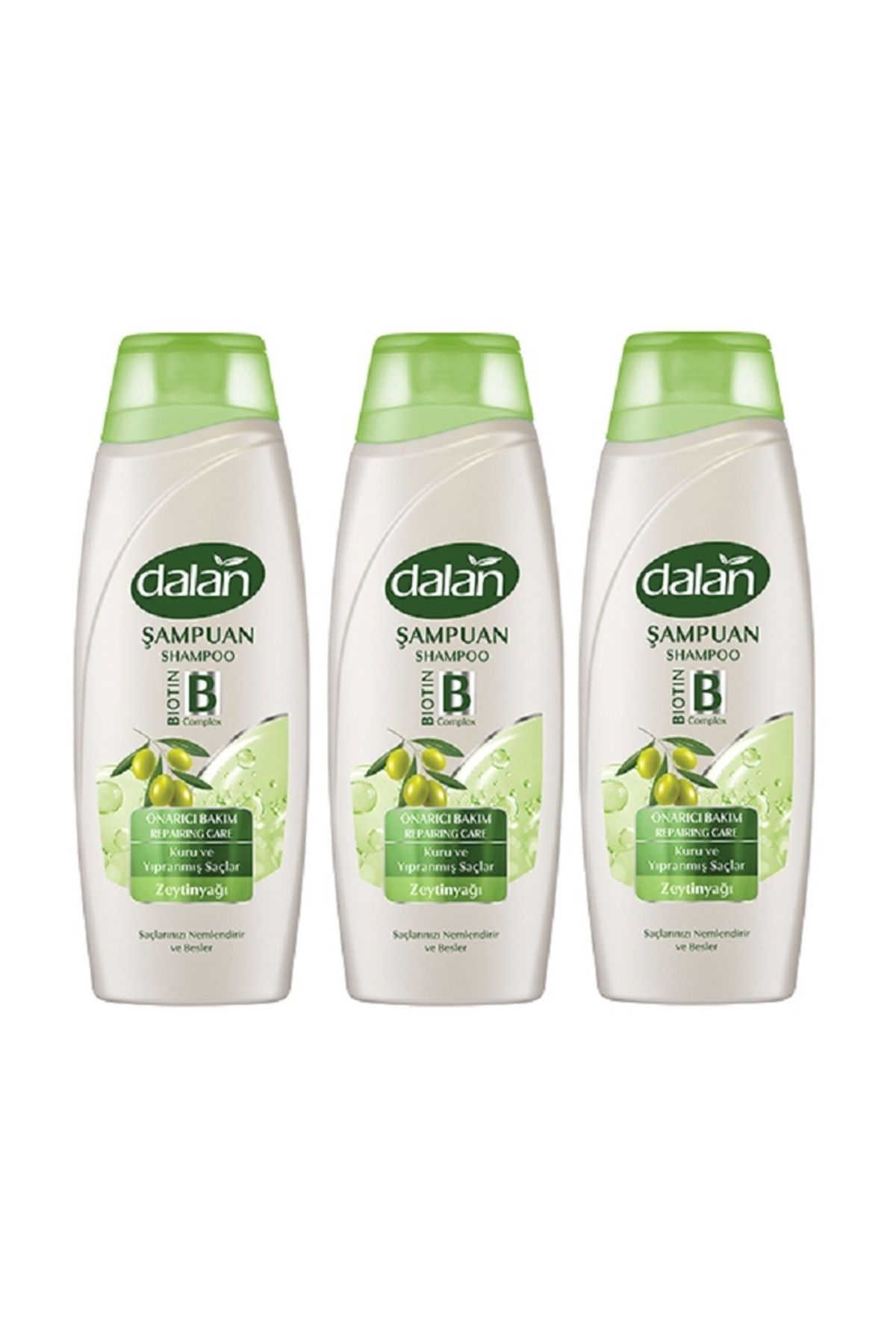 Dalan Şampuan Zeytinyağlı Onarıcı Bakım 450 Ml x 3 Adet