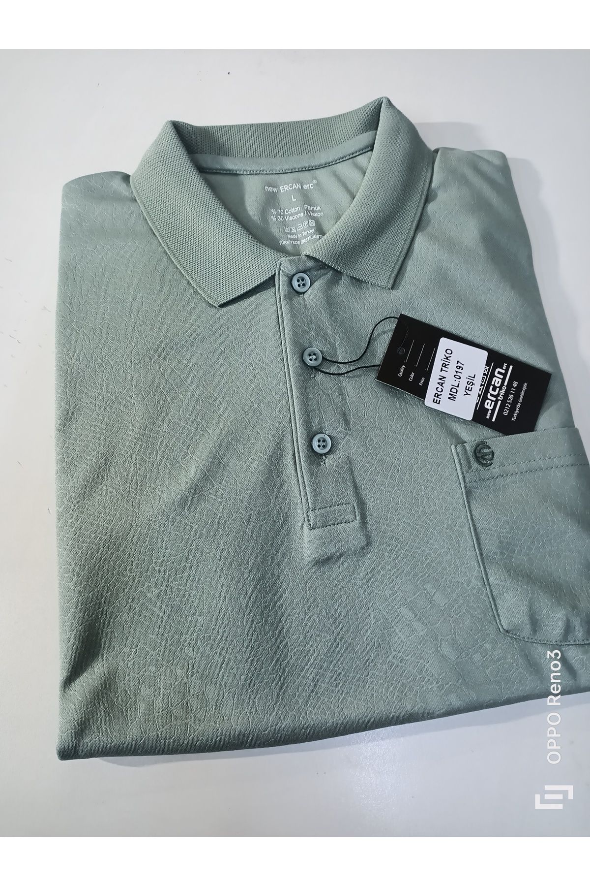 ercan triko jakarlı cepli reguler pamuklu polo yaka t-shirt