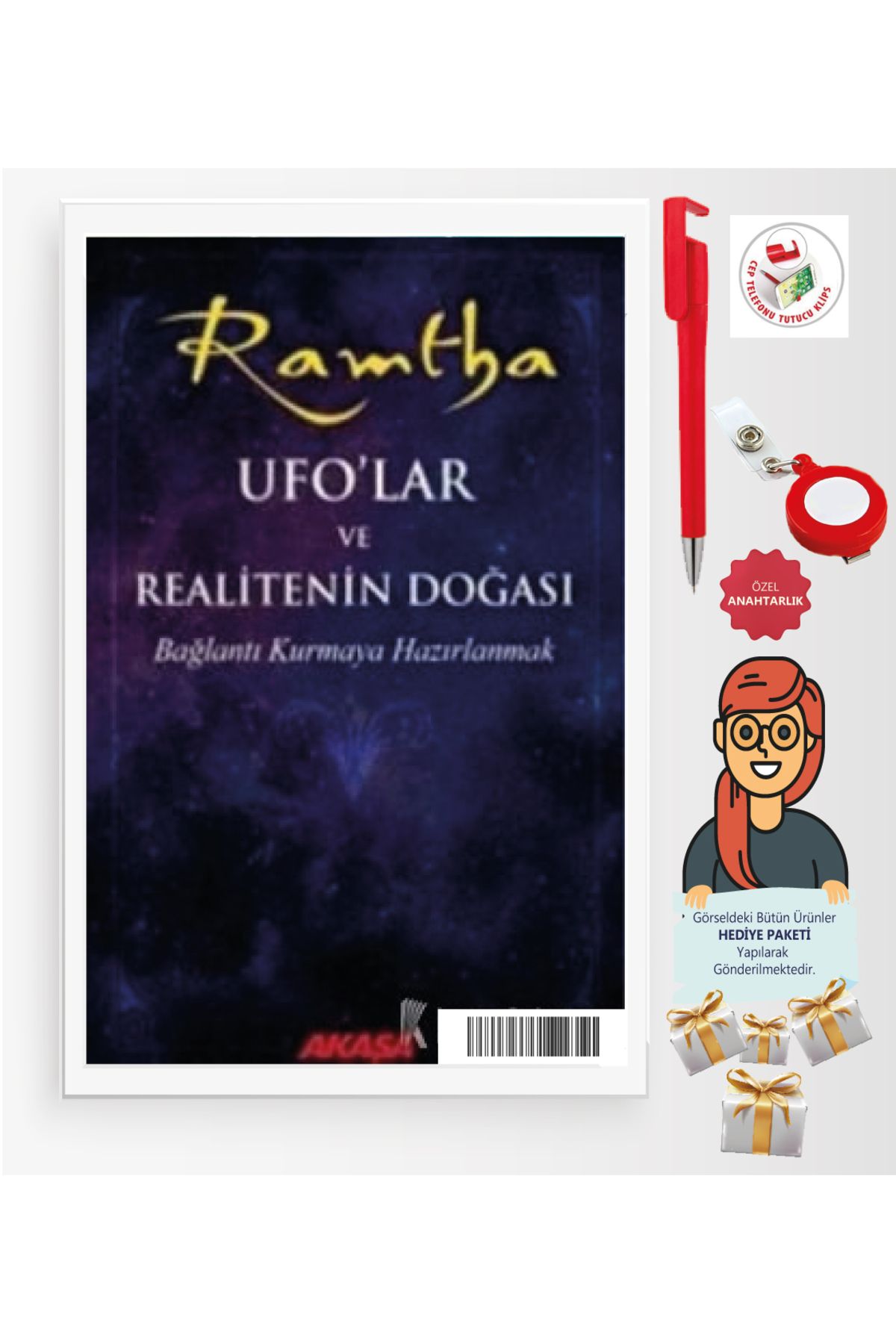 Akaşa Yayınları Maje Hediye+UFO’lar ve Realitenin Doğası(J, Z, Knight)-Bireysel Gelişim-Akaşa Kitap