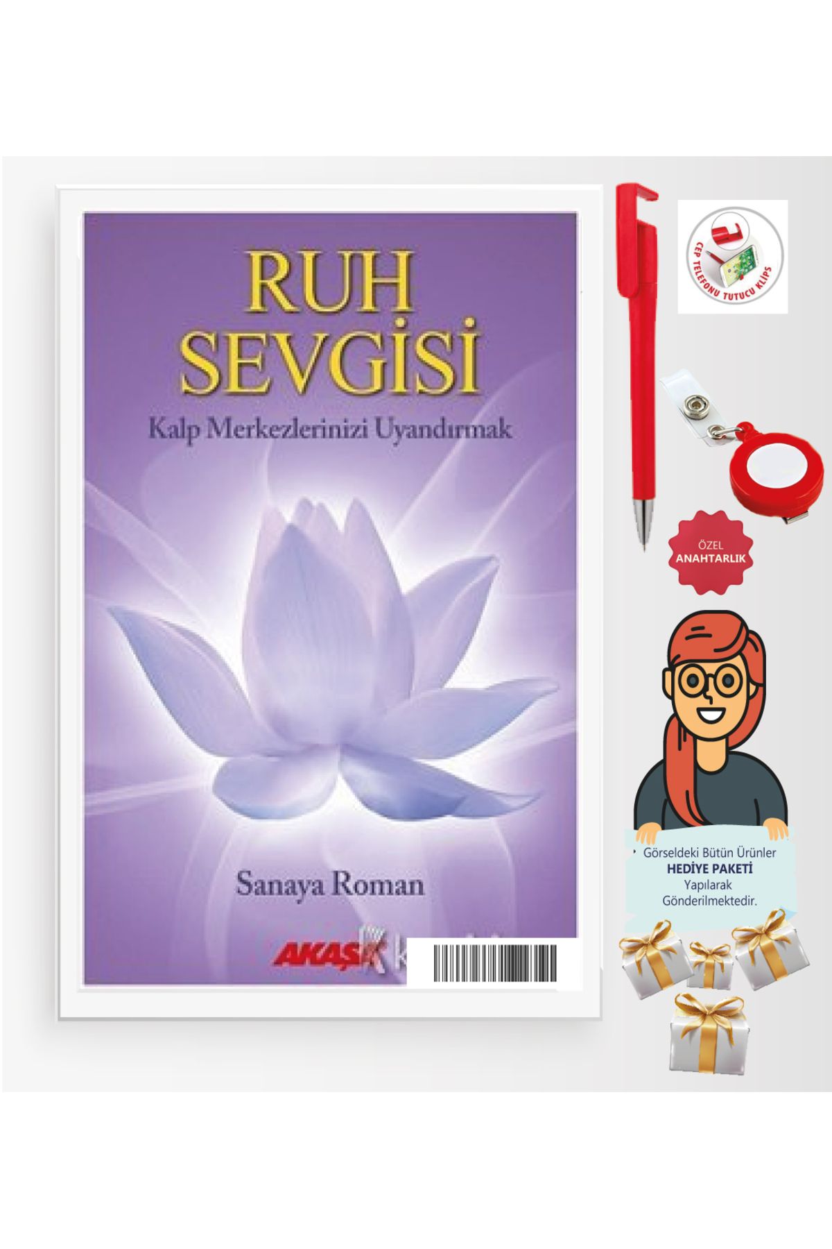 Akaşa Yayınları Maje Hediye+Ruh Sevgisi - Kalp Merkezlerinizi Uyandırmak(Sanaya Roman)-Bireysel Gelişim-Akaşa Kitap