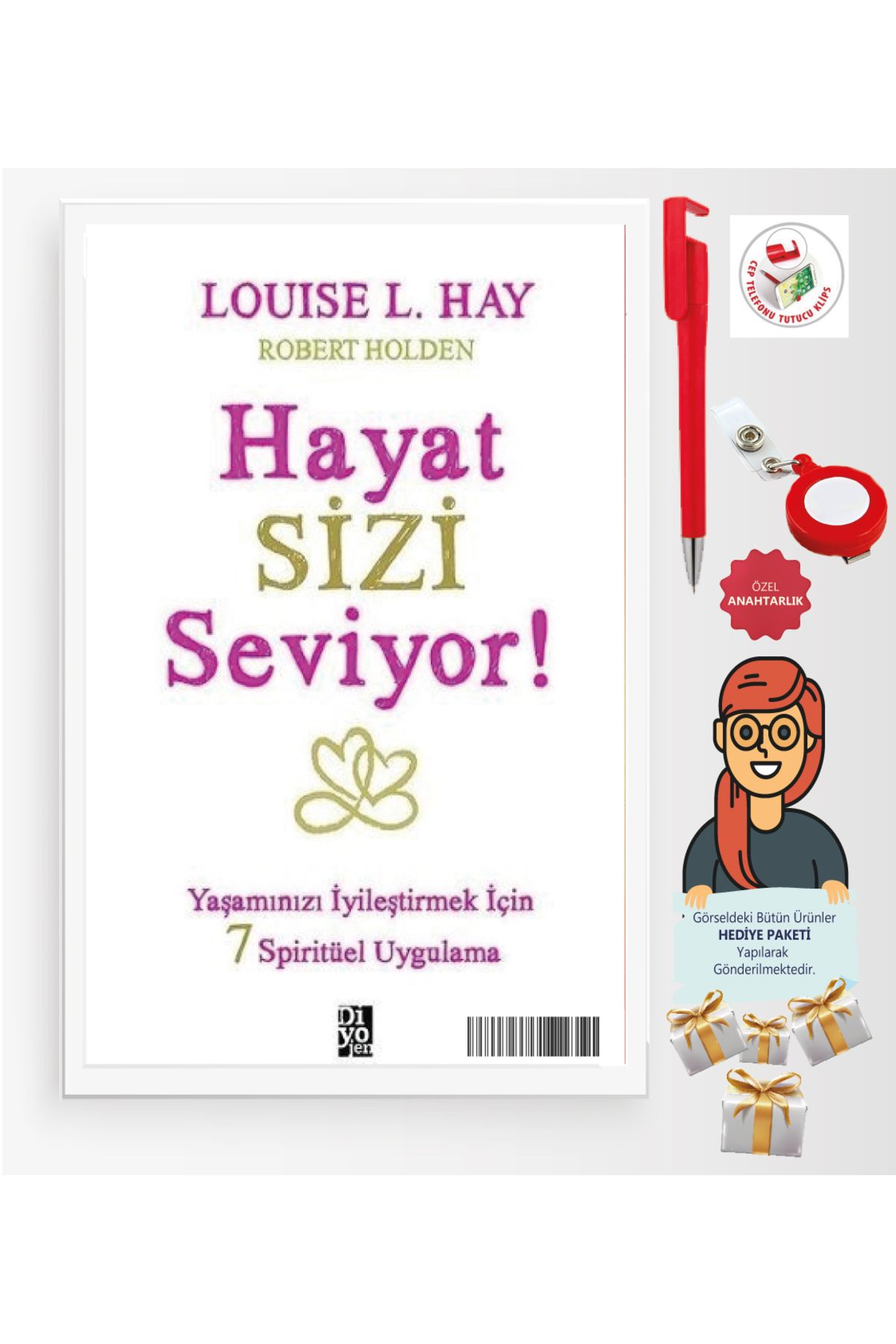 Akaşa Yayınları Maje Hediye+Hayat Sizi Seviyor!(Louise L, Hay)-Bireysel Gelişim-Akaşa Kitap
