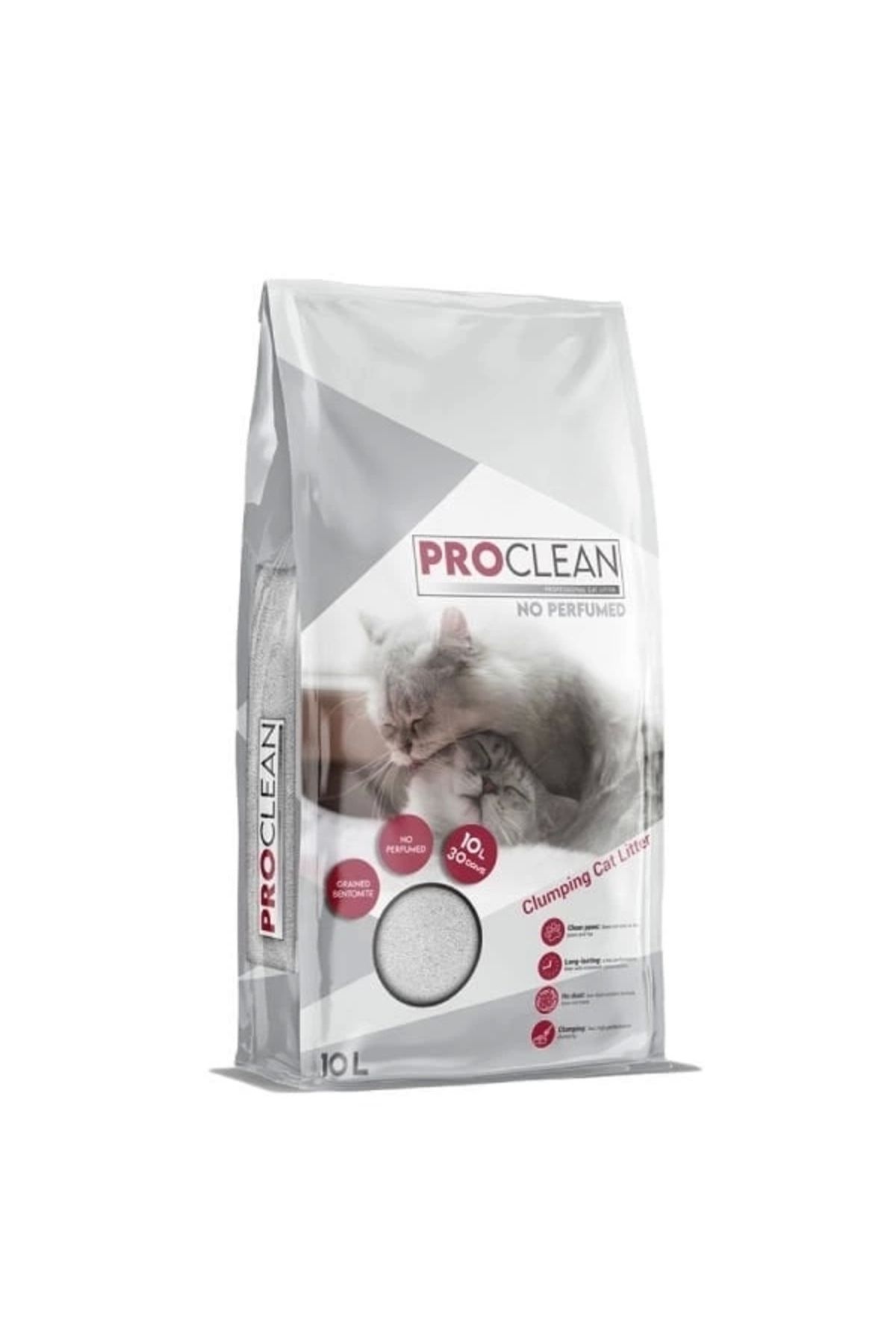 YNT İthalat ProClean Naturel Kokusuz Topaklanan Kedi Kumu Kalın Taneli 10 Lt