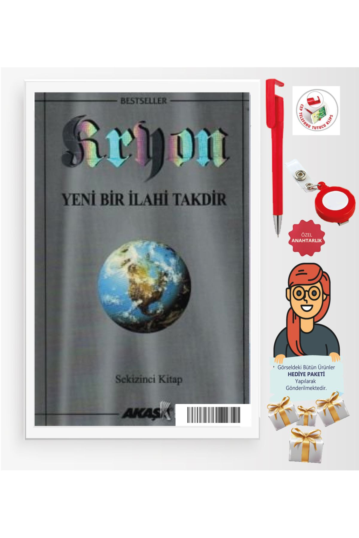 Akaşa Yayınları Maje Hediye+Kryon: 8, Kitap Yeni Bir İlahi Takdir(Lee Carroll)-Bireysel Gelişim-Akaşa Kitap