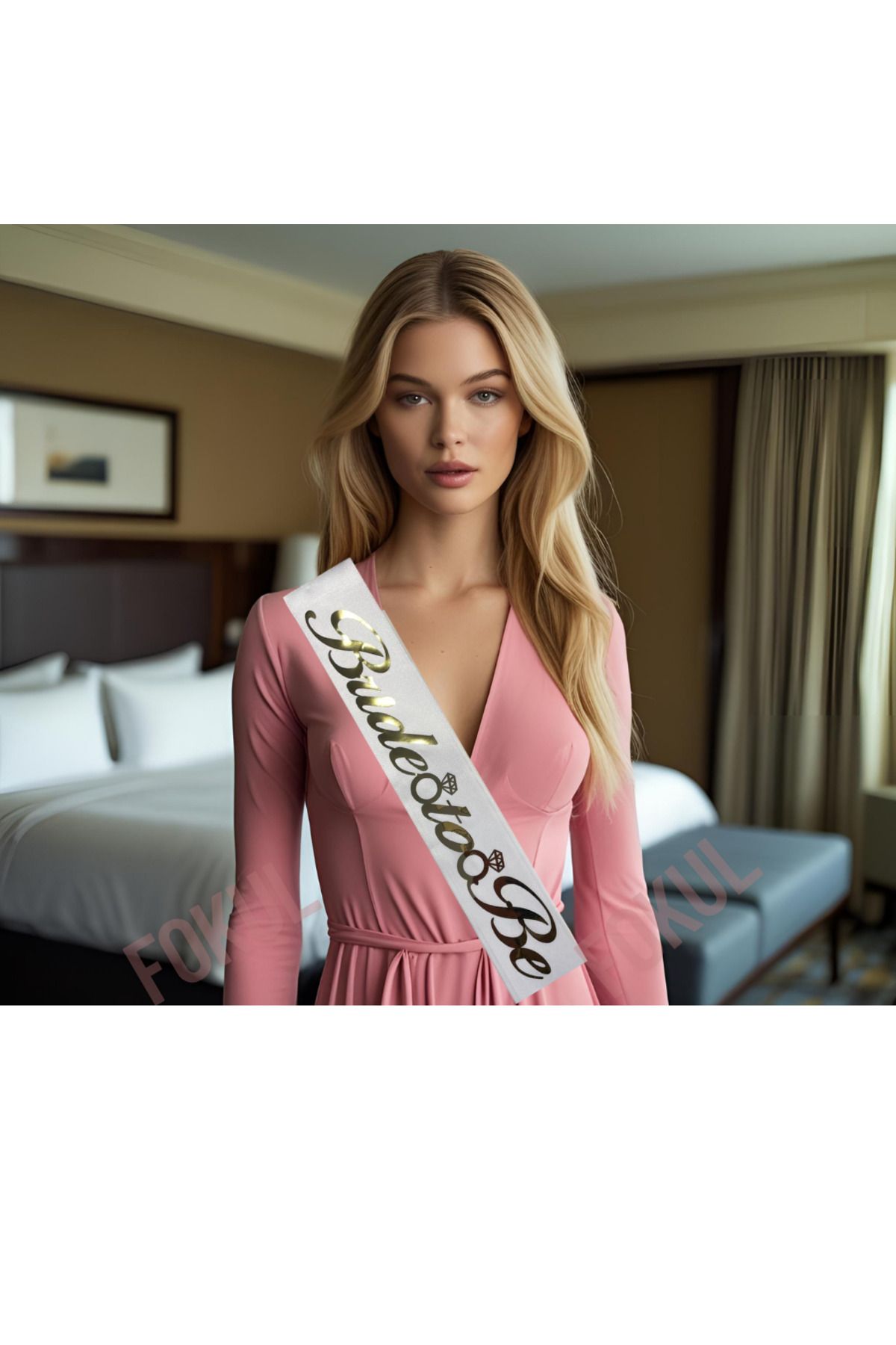 FOKUL Bride To Be Yazılı Kuşak Bekarlığa Veda Partisi Konsepti Bride Parti Aksesuarı
