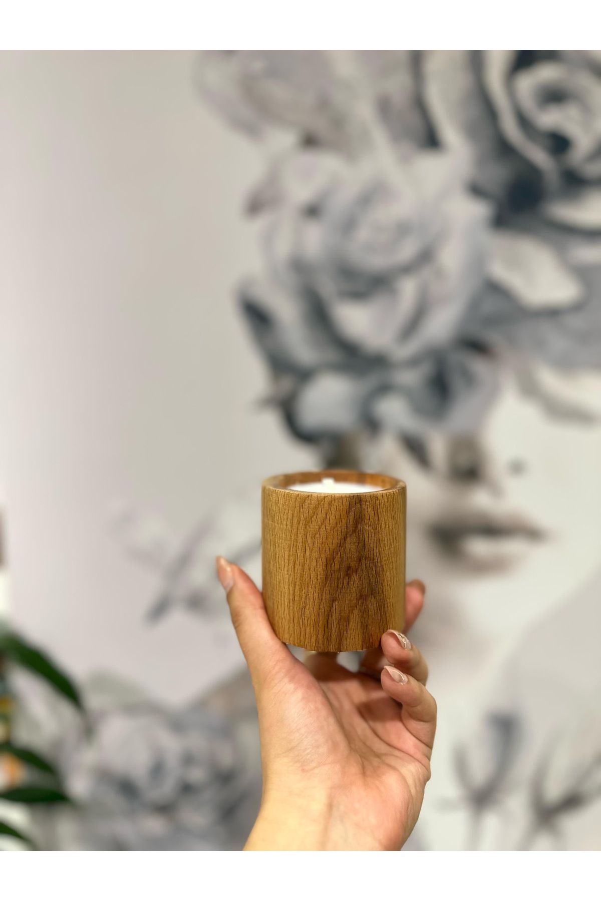VelAsia Kiraz Çiçeği Bambu Soya Wax Mum